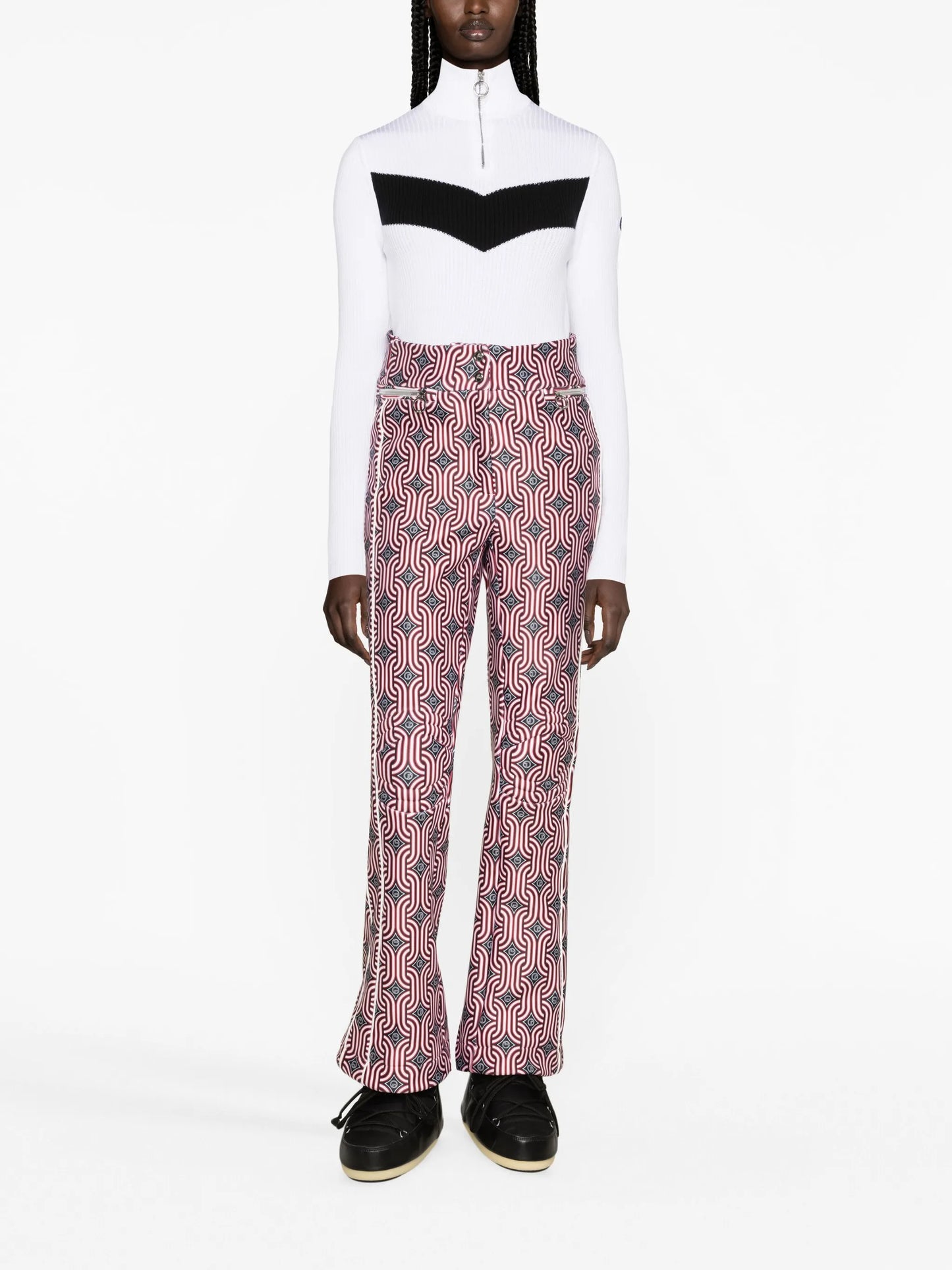 Victoire chevron-jacquard jumper