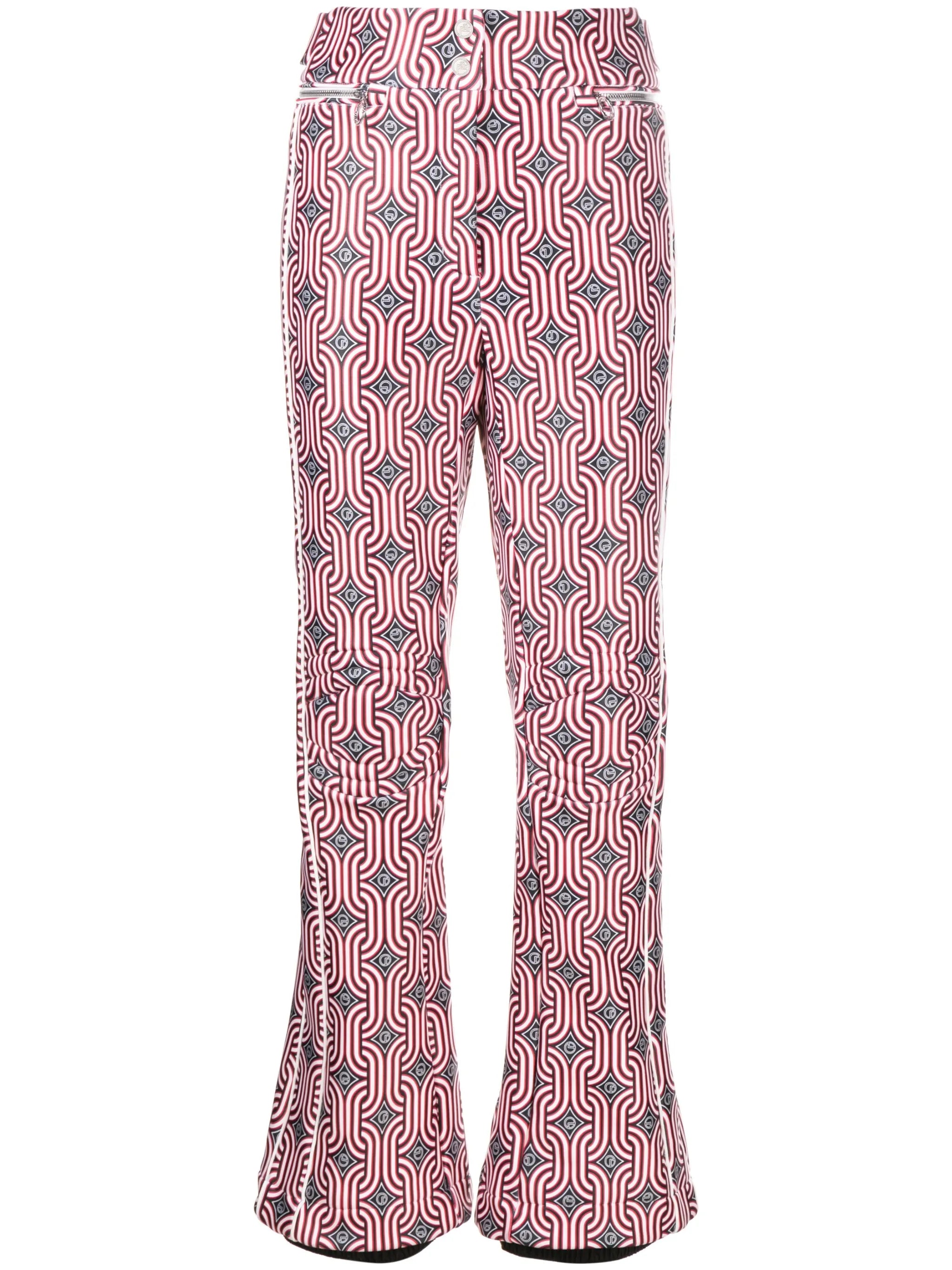 Elancia seventies-print ski pants