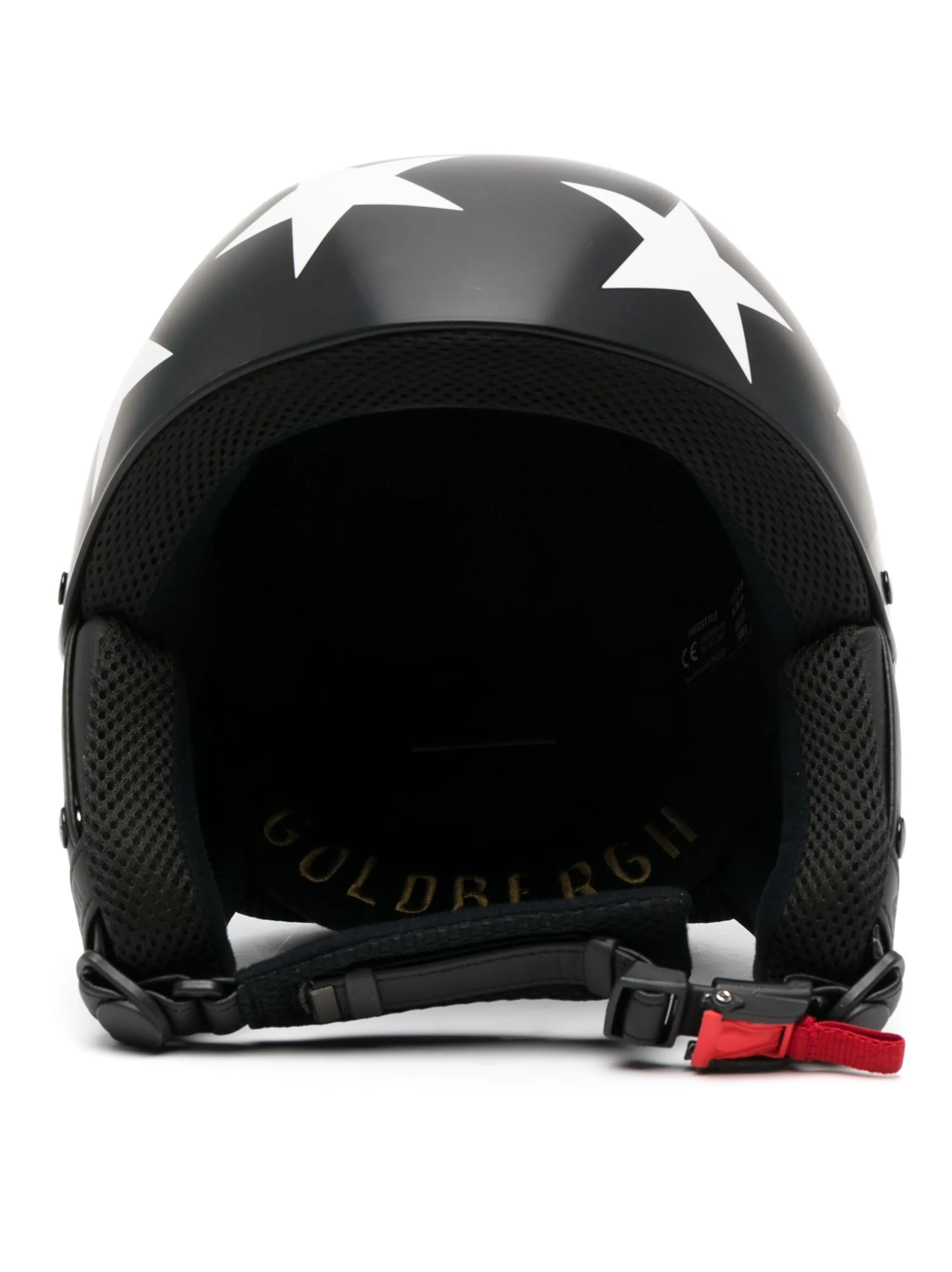 Smasher star-print ski helmet