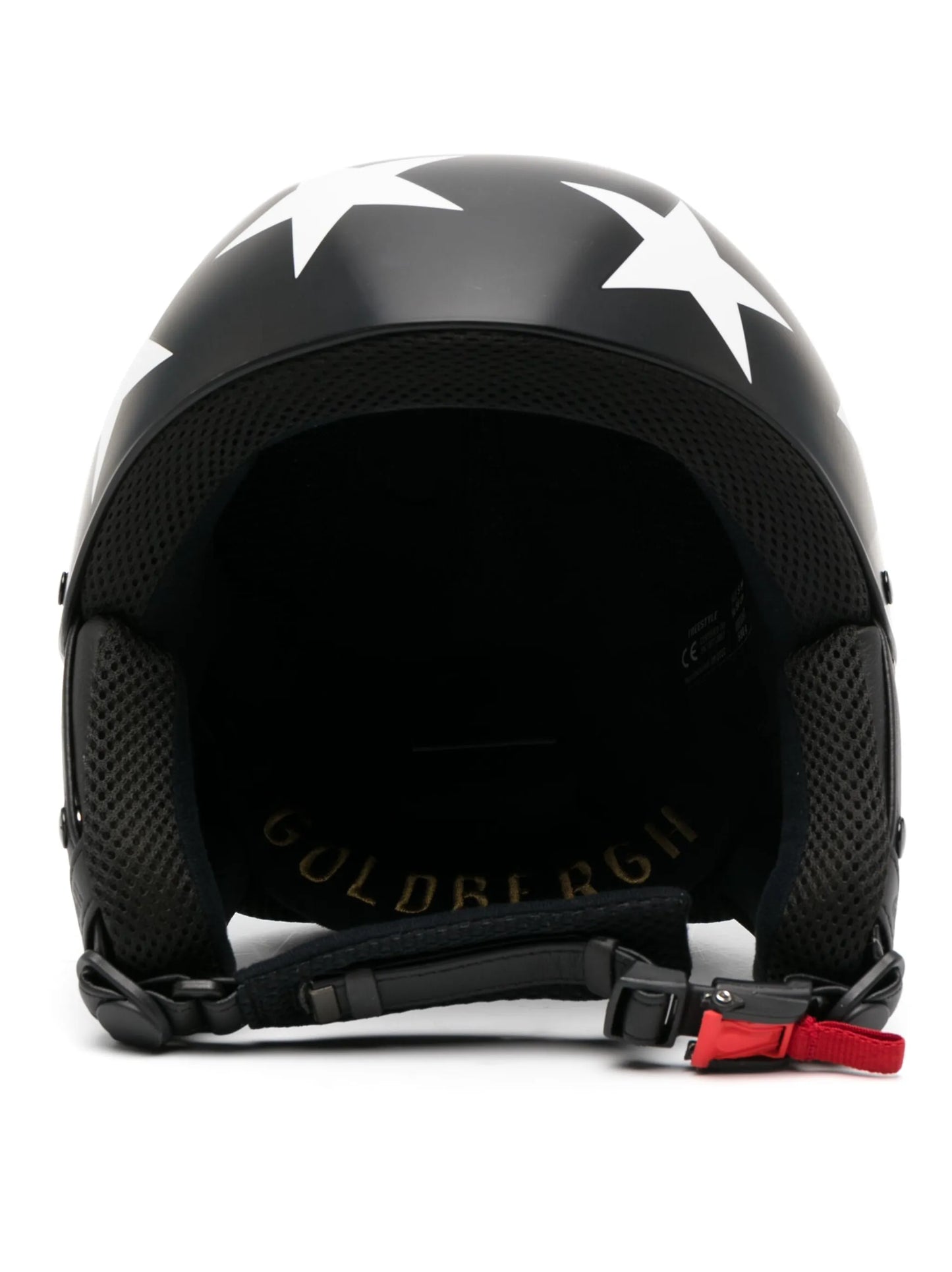 Smasher star-print ski helmet