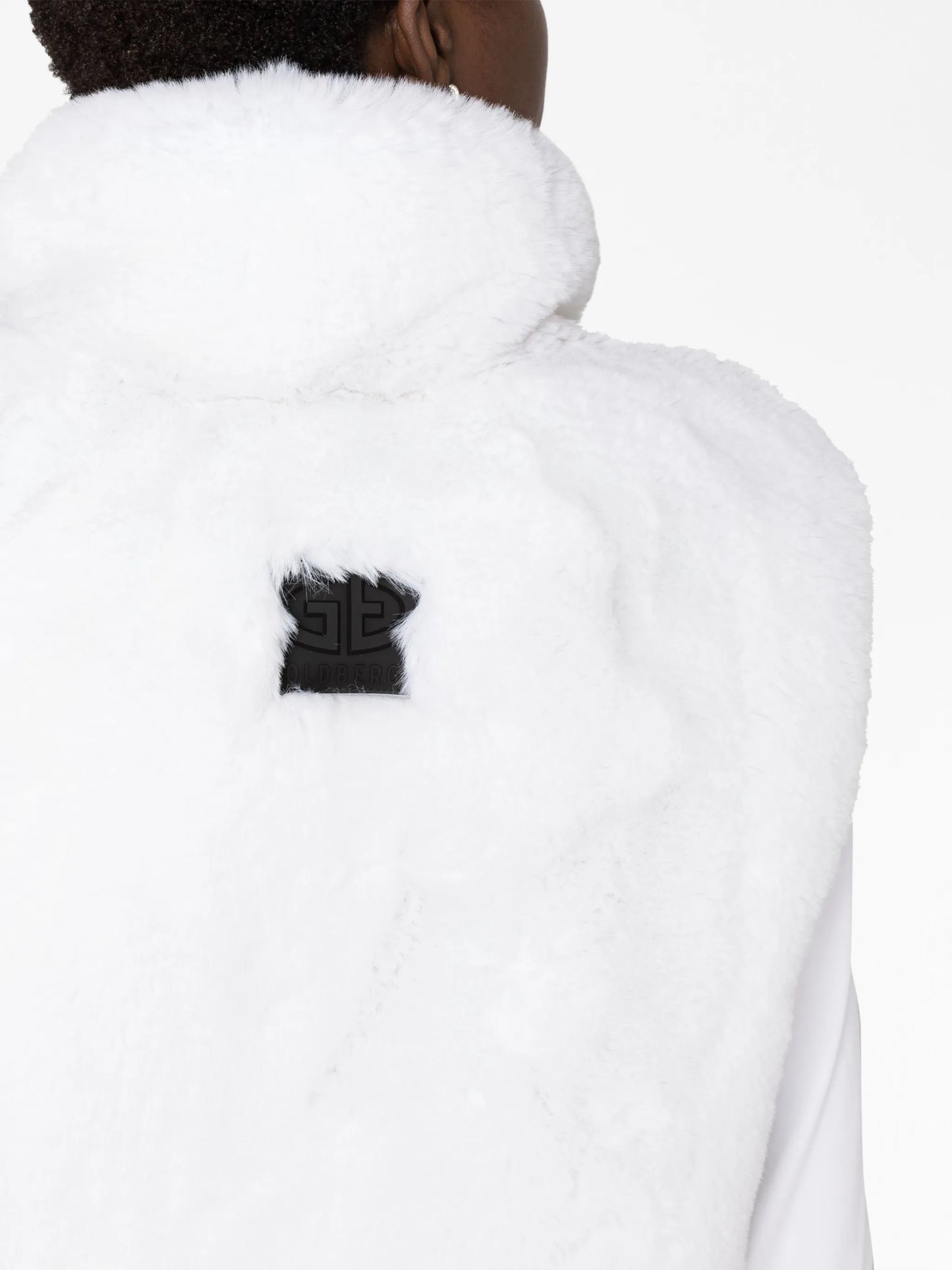 Sophia zip-up fur gilet