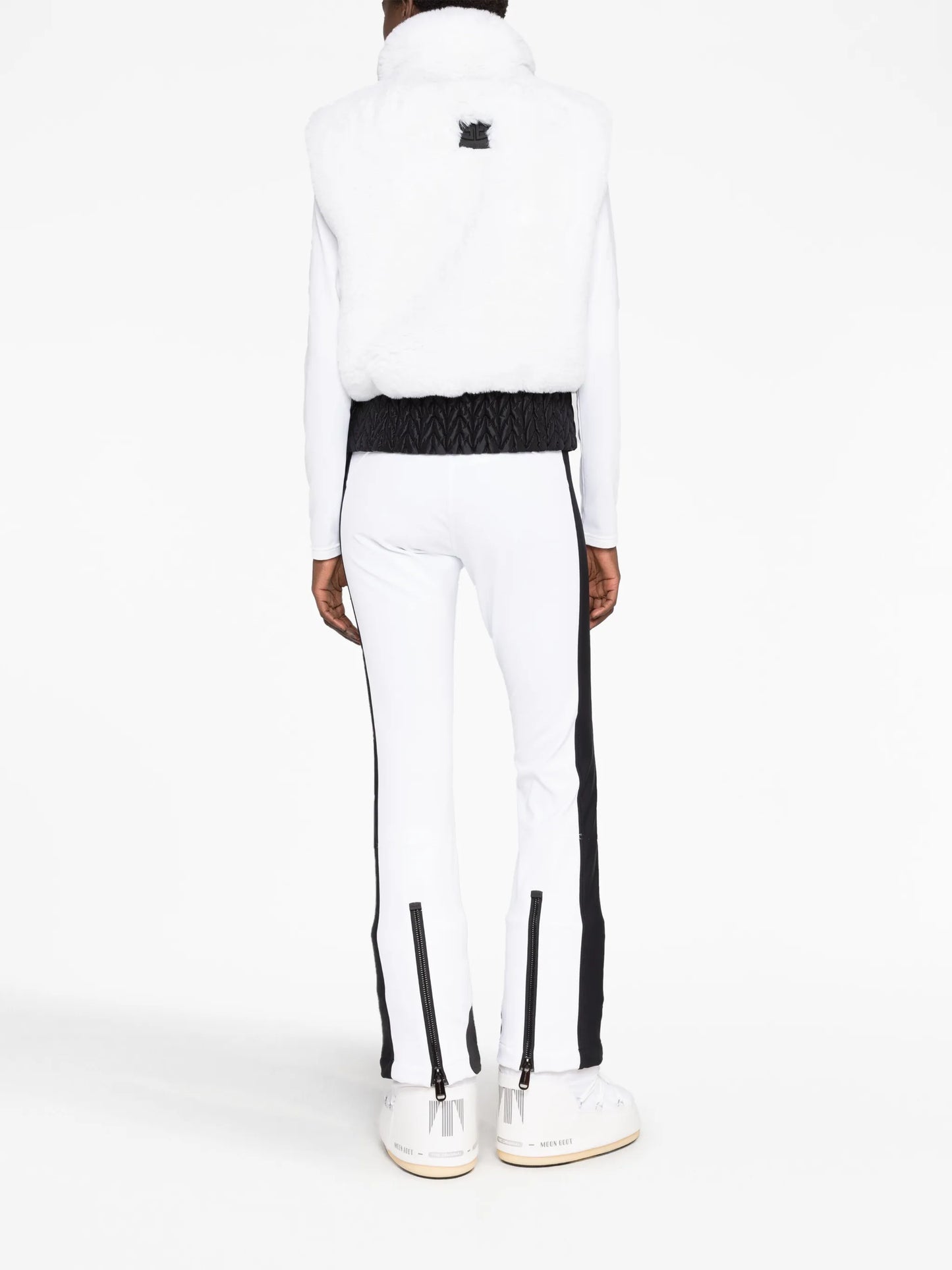 Sophia zip-up fur gilet