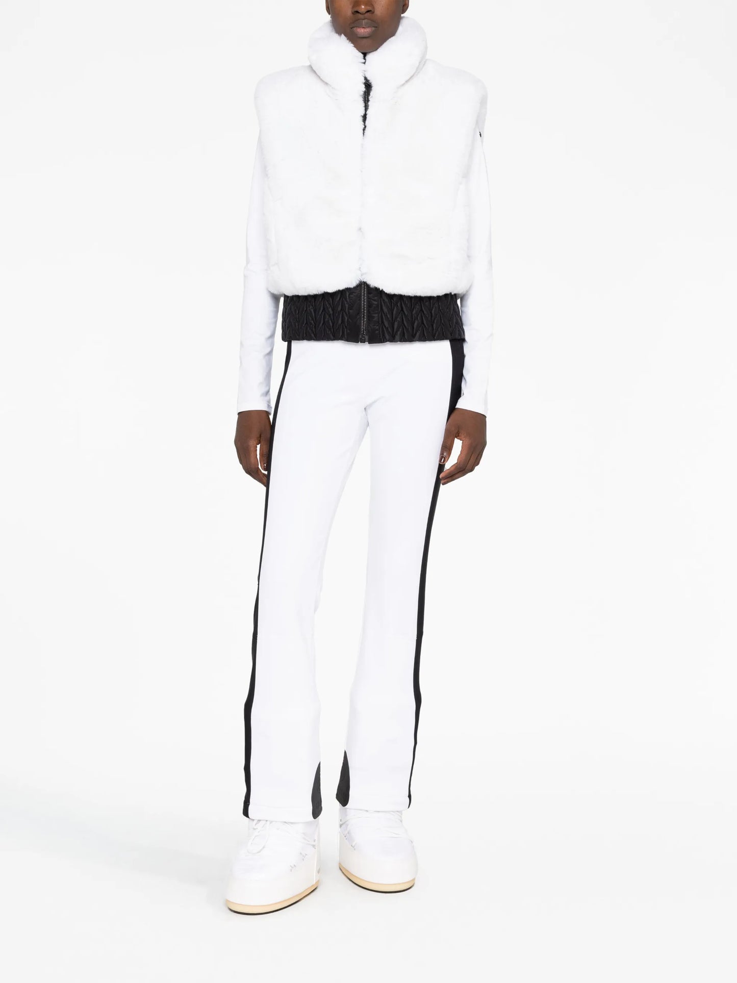 Sophia zip-up fur gilet