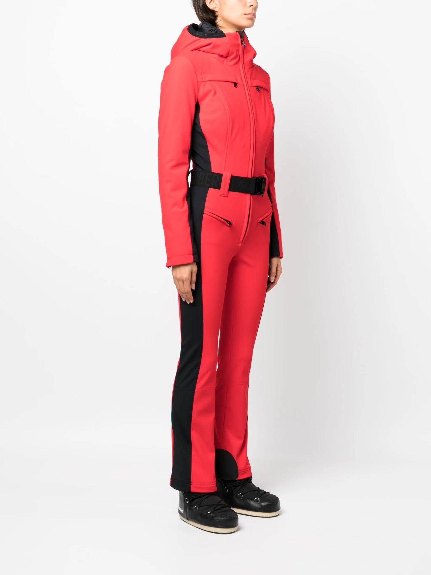 Parry belted ski suit