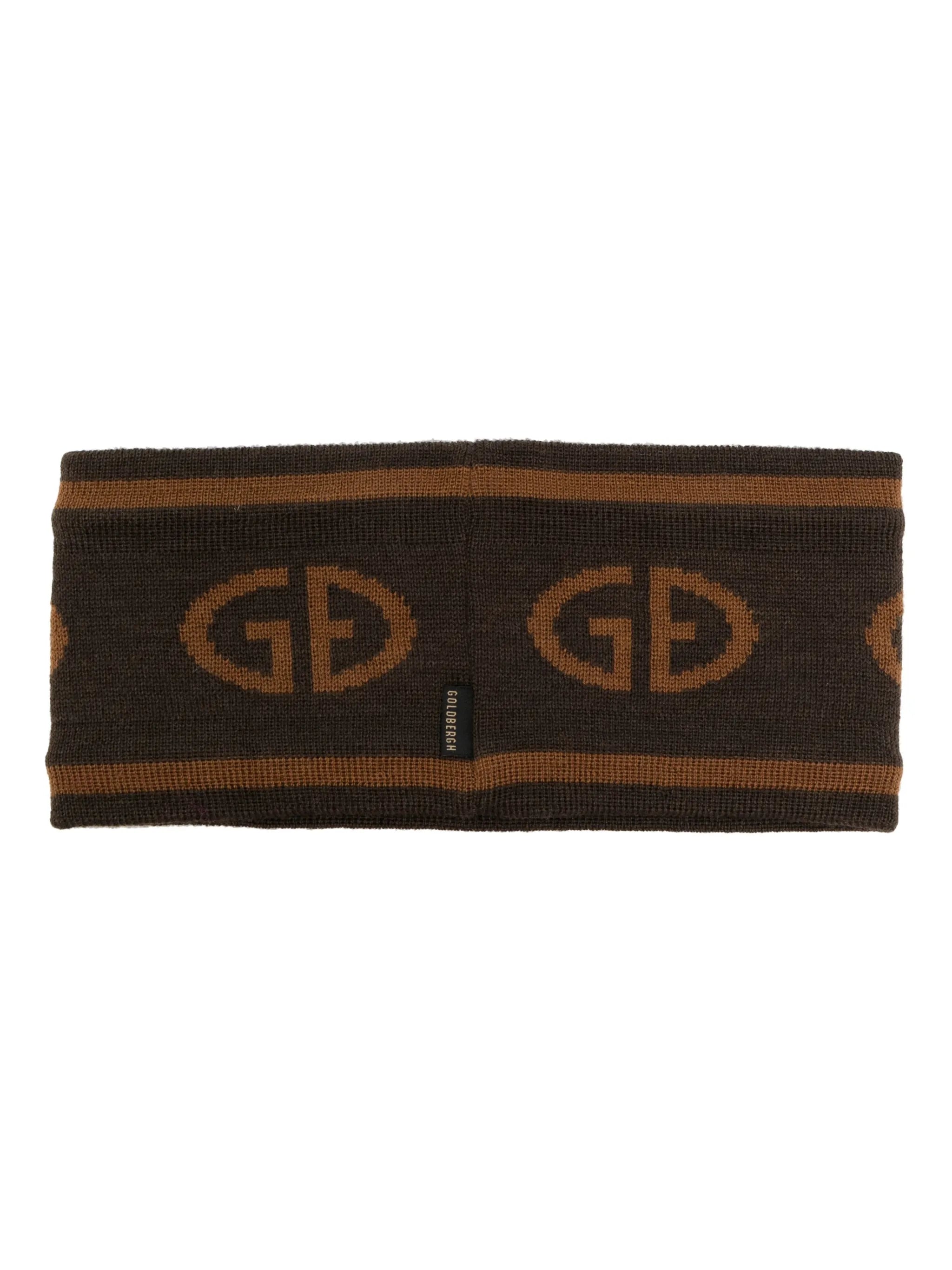 intarsia-knit headband