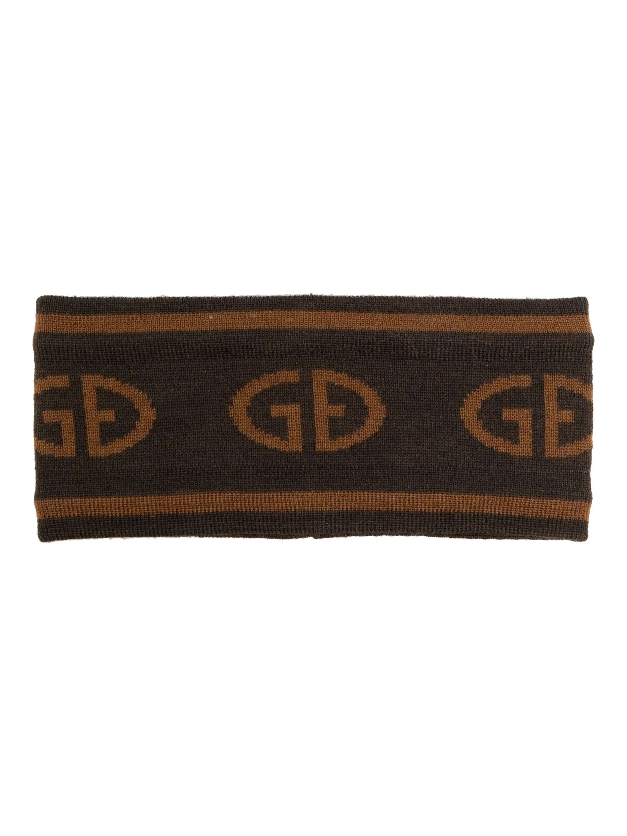 intarsia-knit headband
