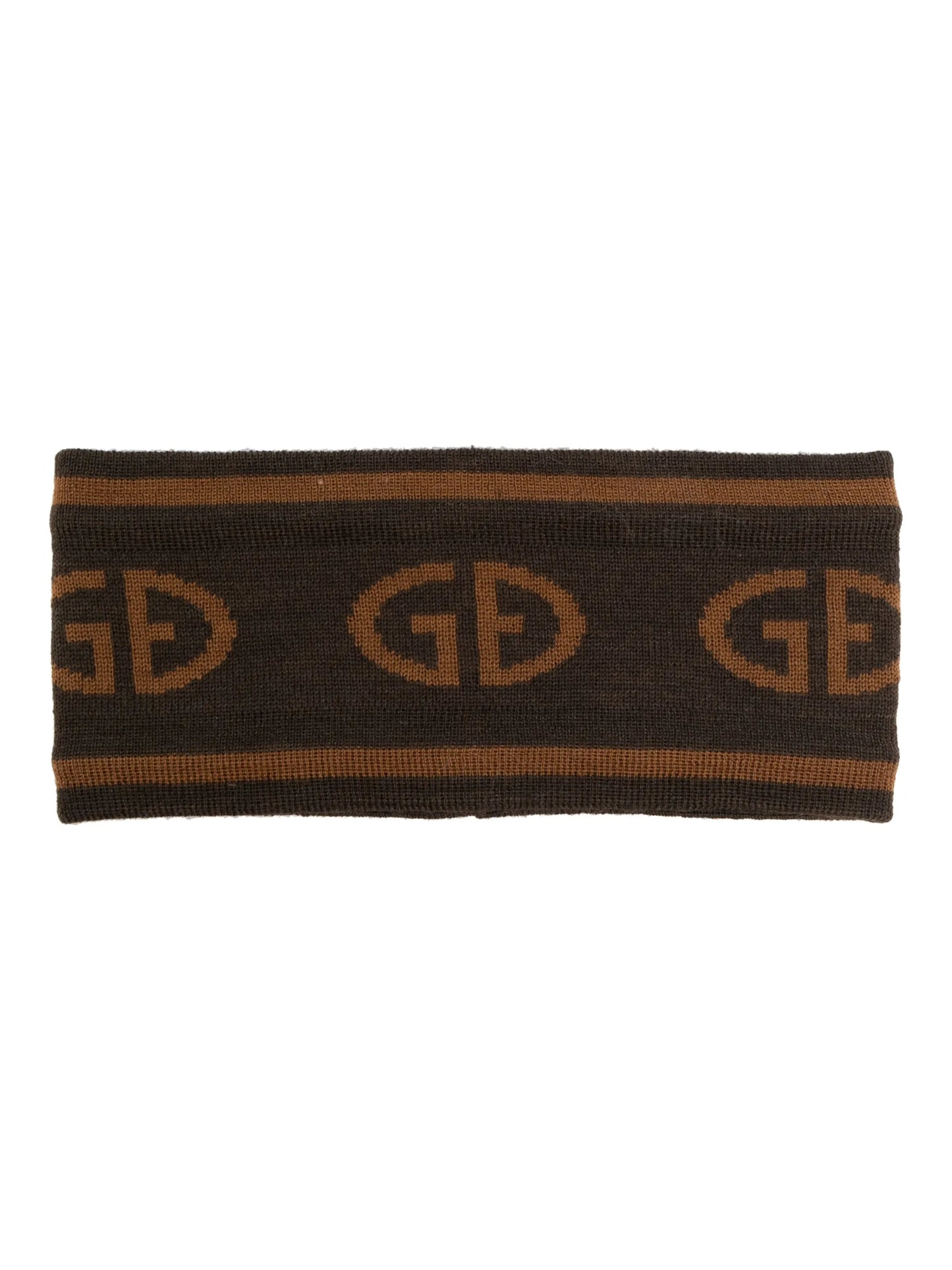 intarsia-knit headband