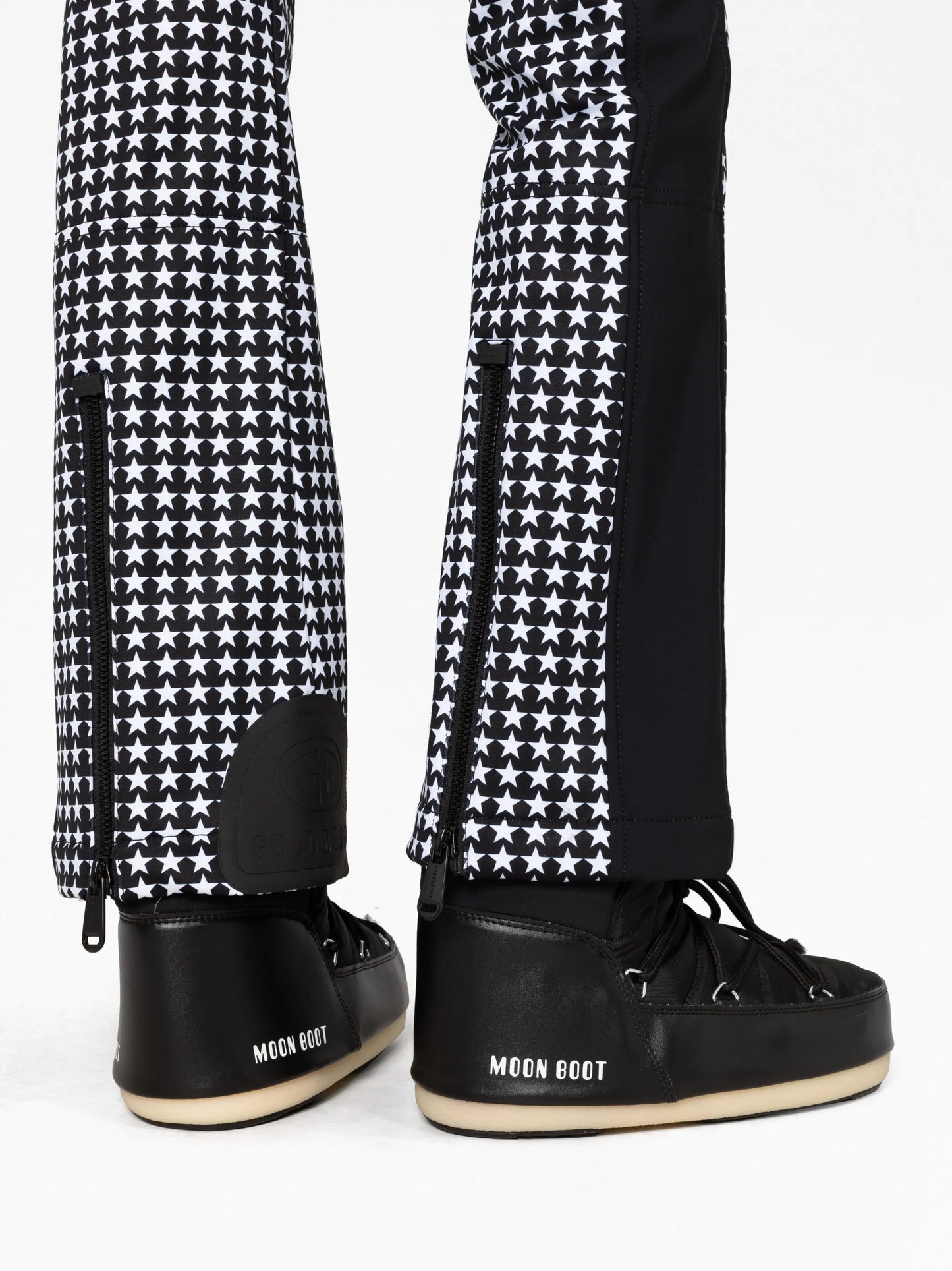 star-print salopette ski suit