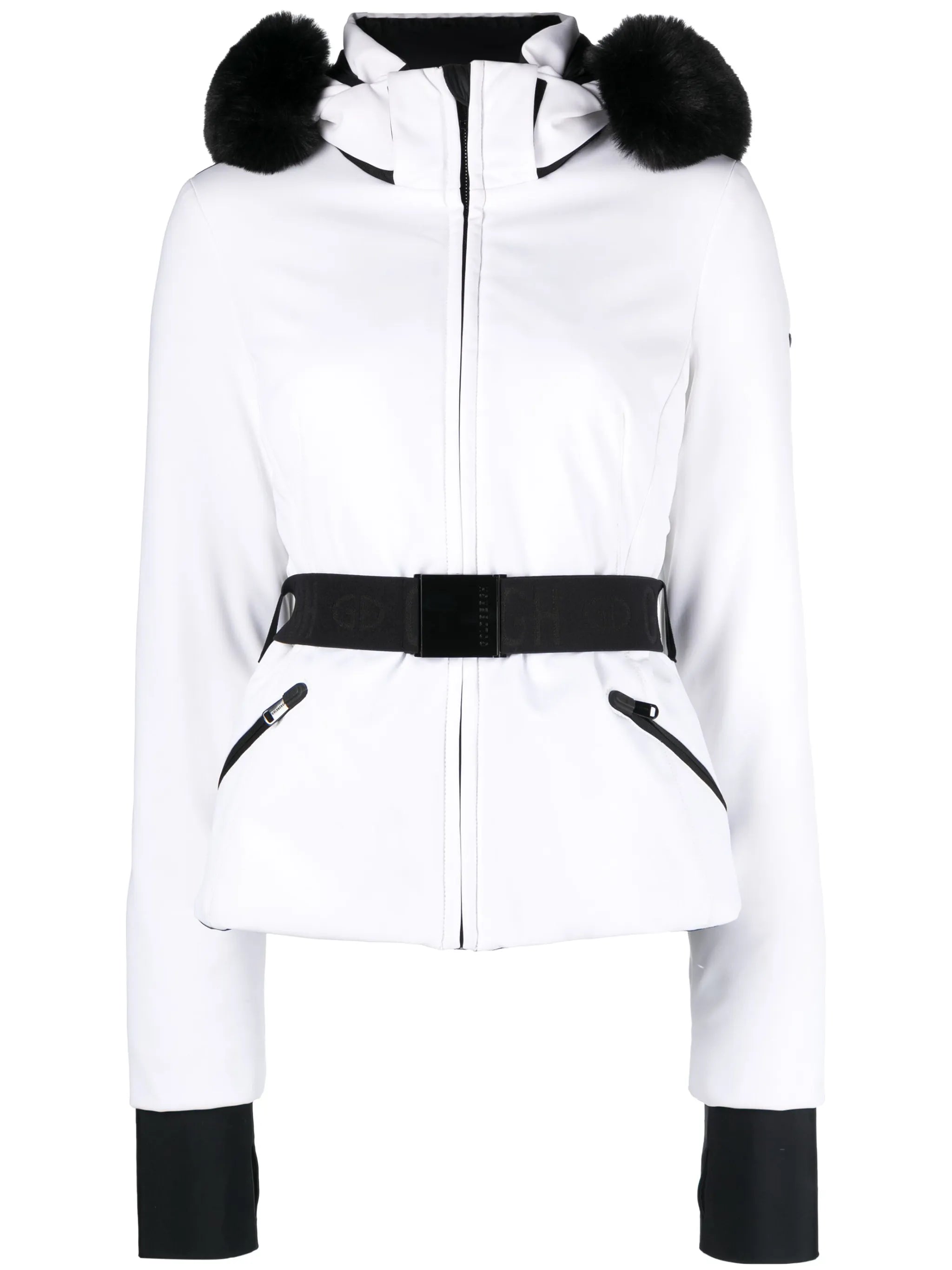 Hida belted ski jacket