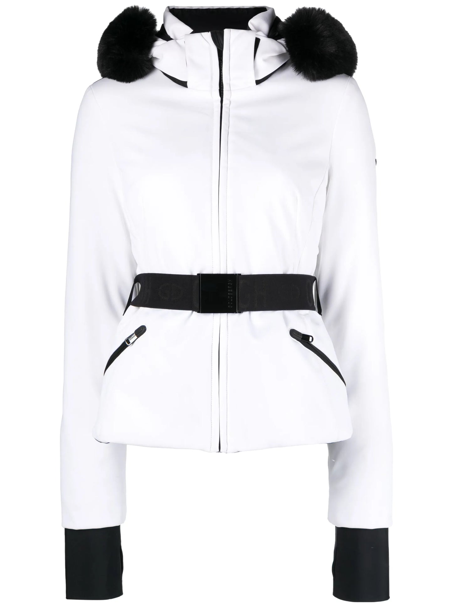 Hida belted ski jacket