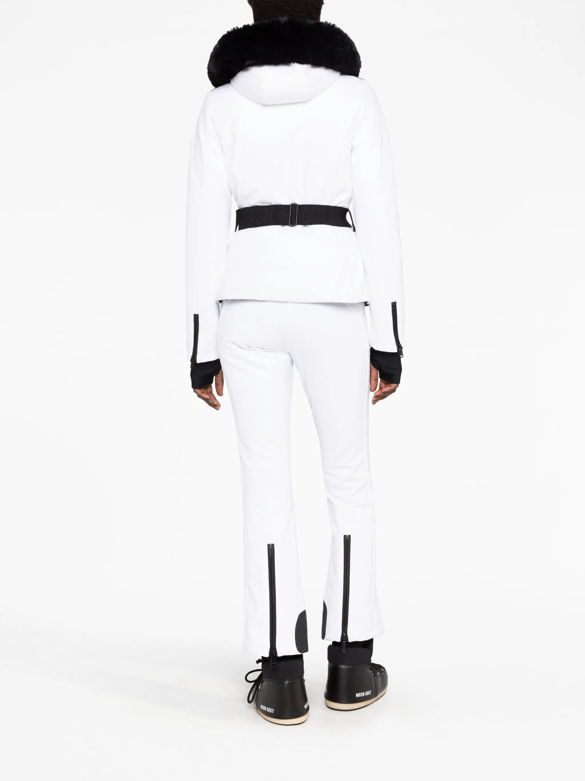 Hida belted ski jacket