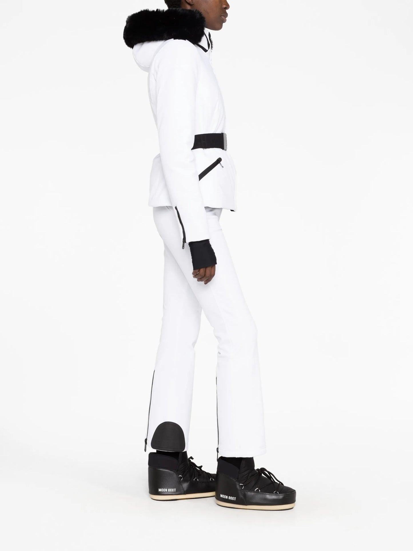 Hida belted ski jacket