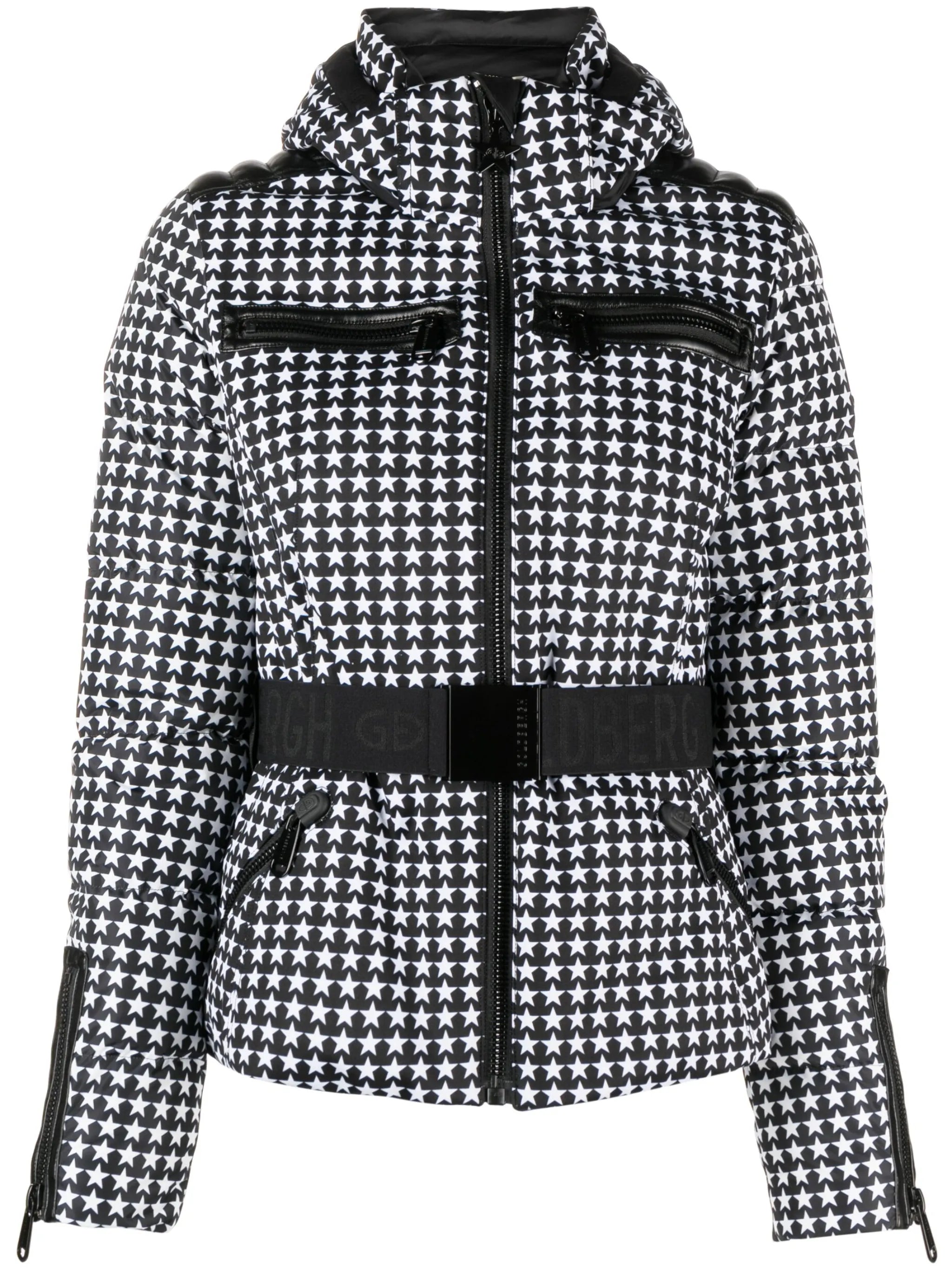 Galaxy star-print ski jacket