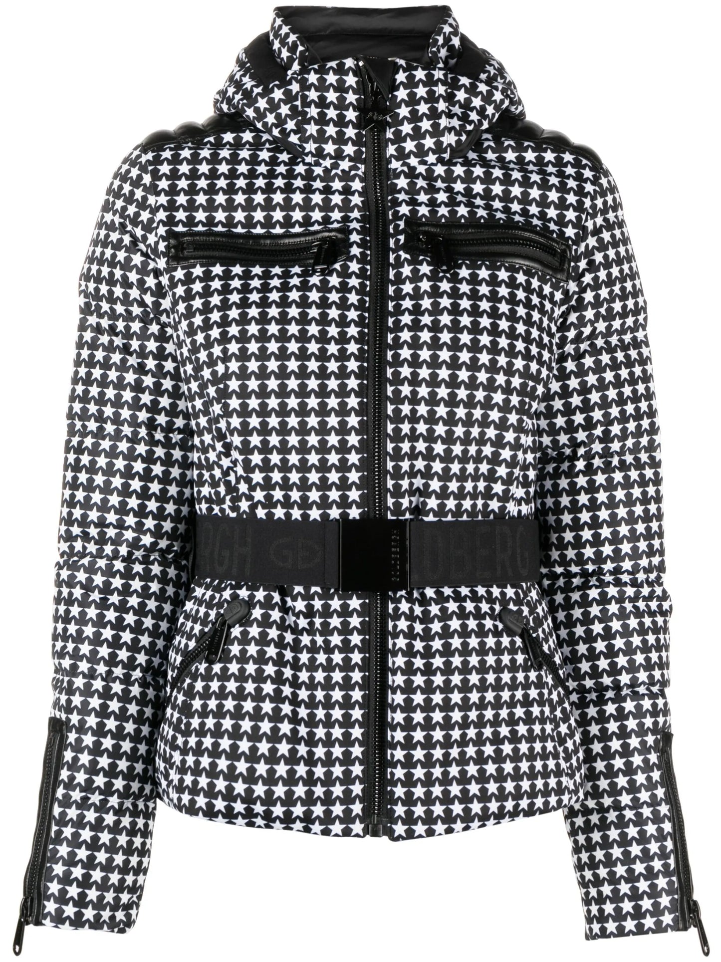 Galaxy star-print ski jacket