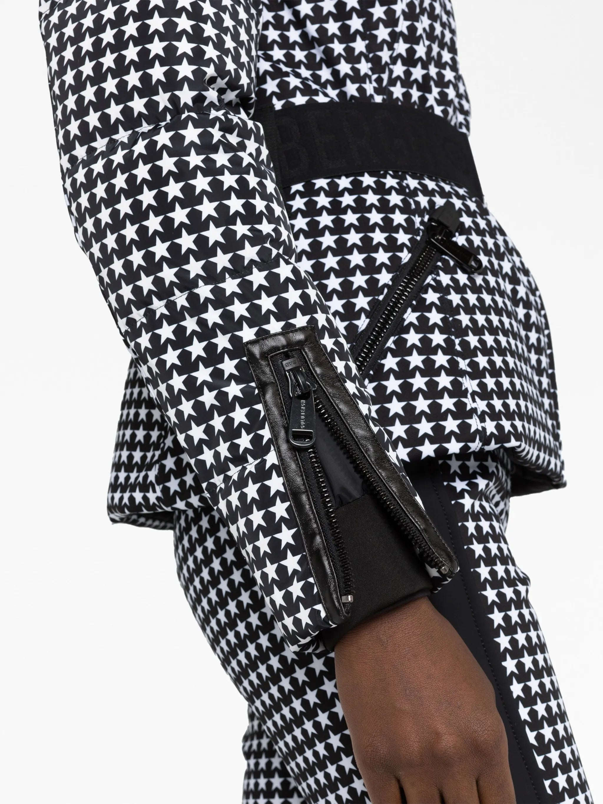 Galaxy star-print ski jacket