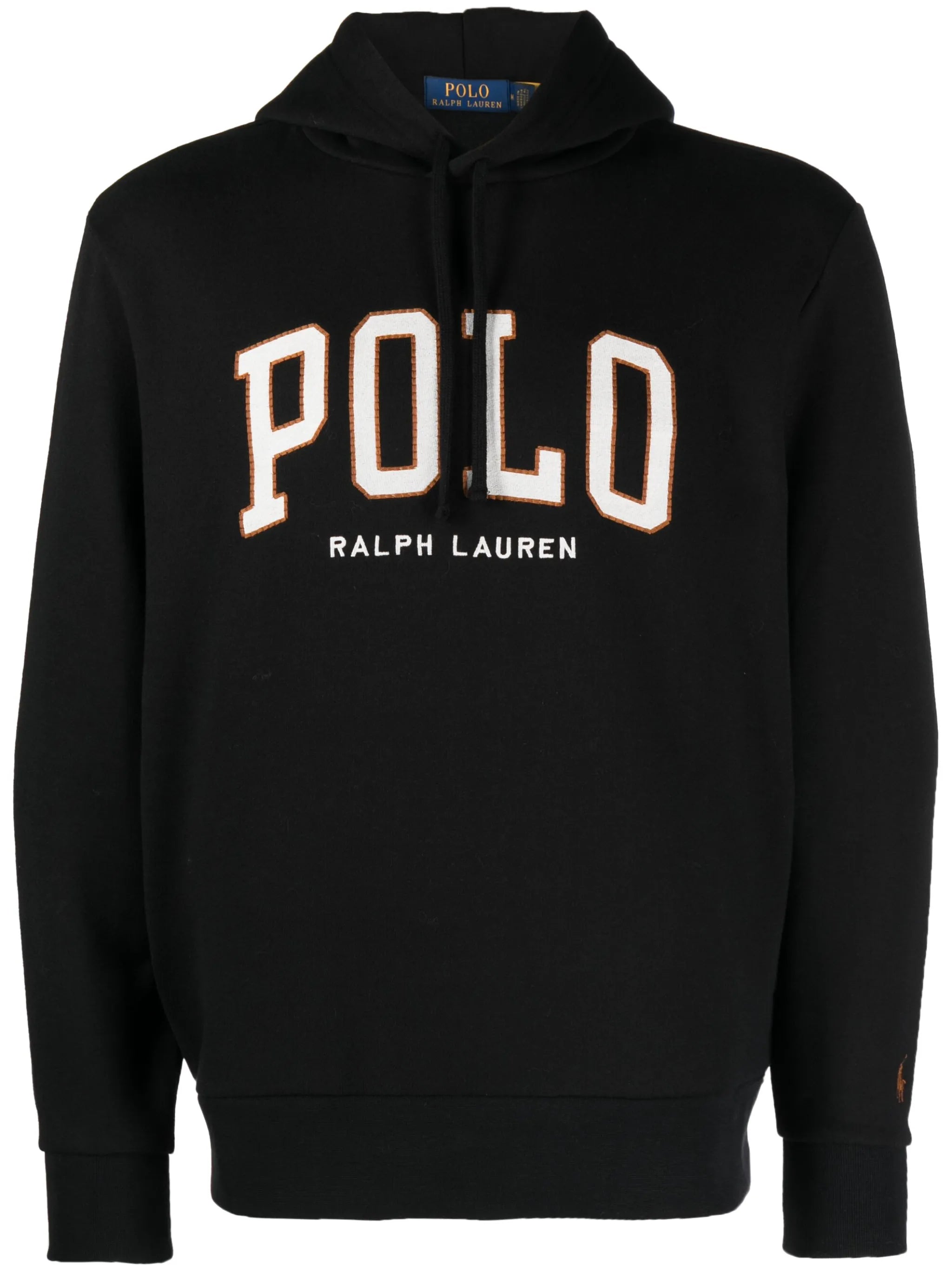 logo-print cotton hoodie