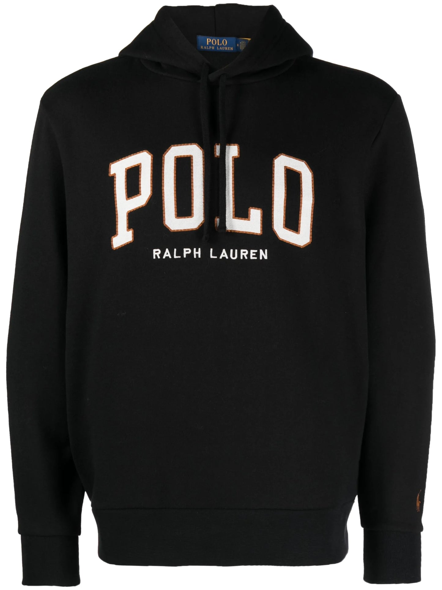 logo-print cotton hoodie