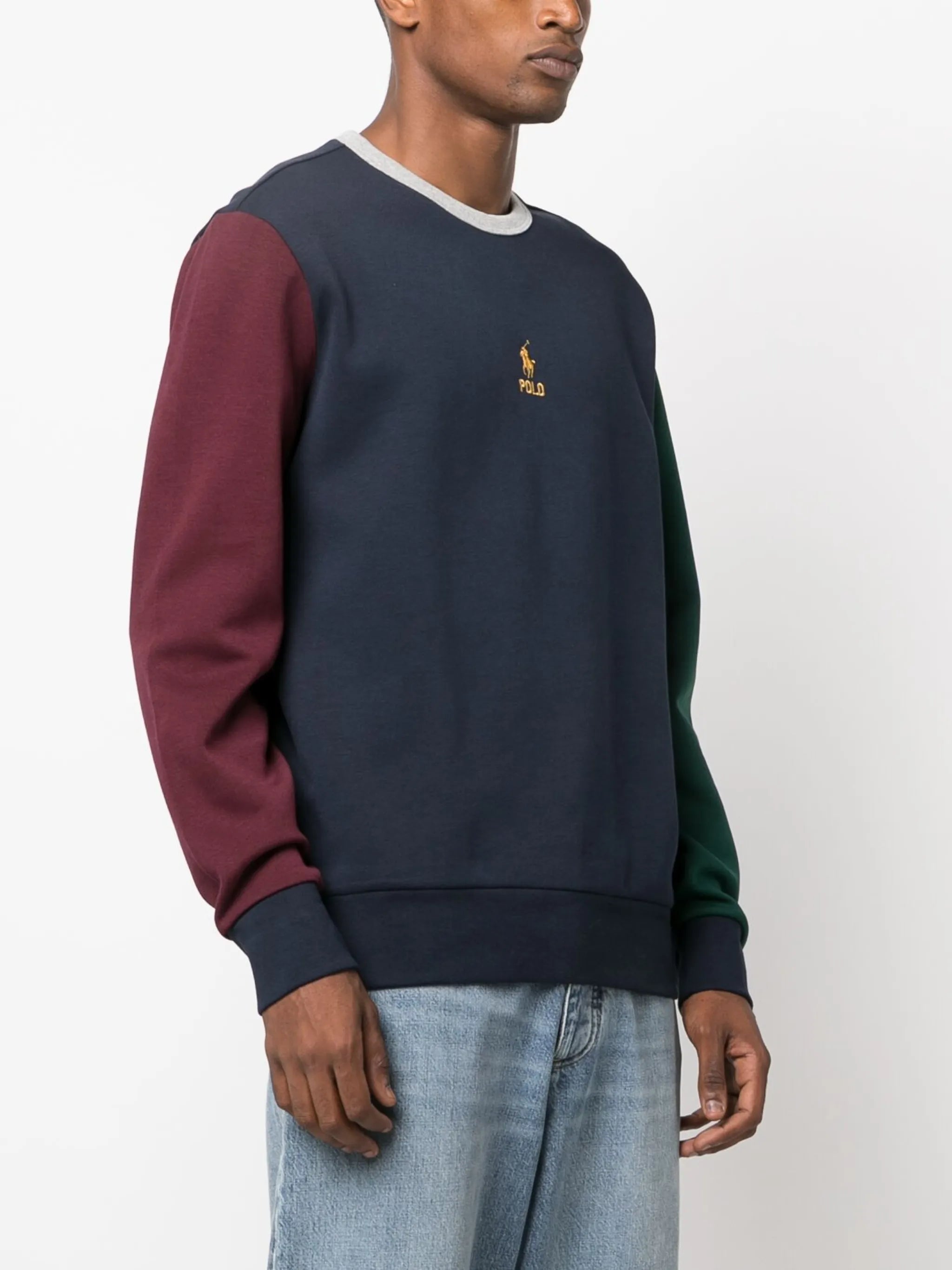 Polo Pony colour-block sweatshirt