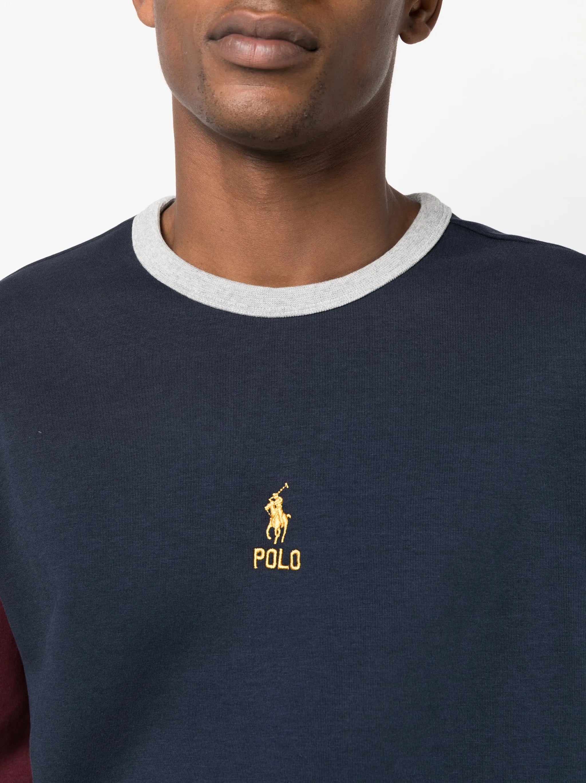 Polo Pony colour-block sweatshirt