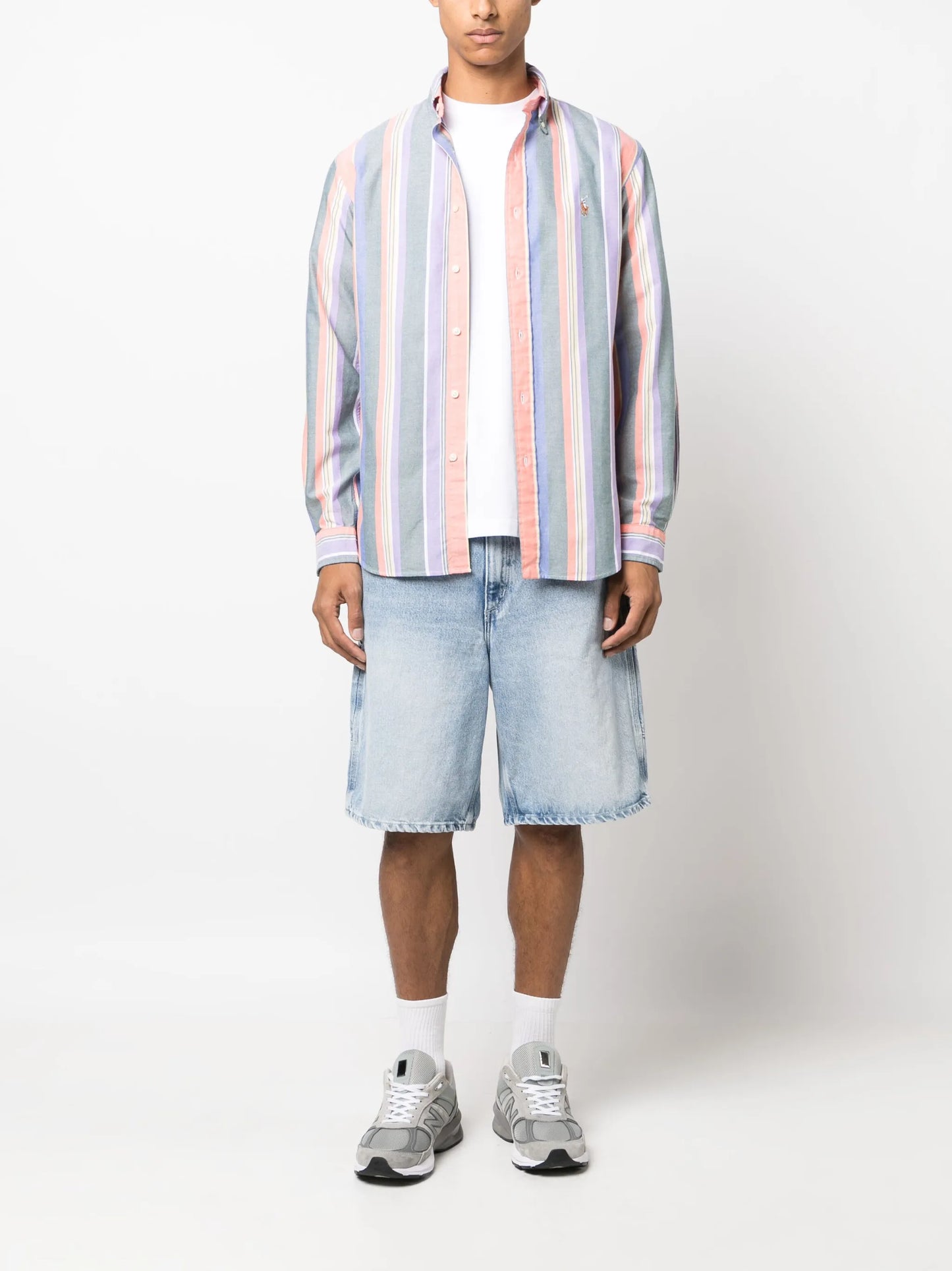 Polo Pony striped cotton shirt