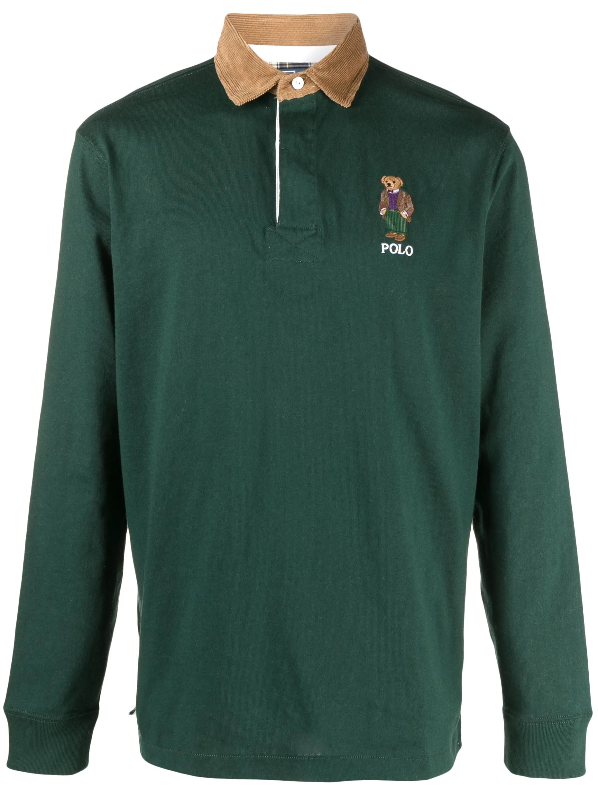 Polo Bear-embroidered polo shirt