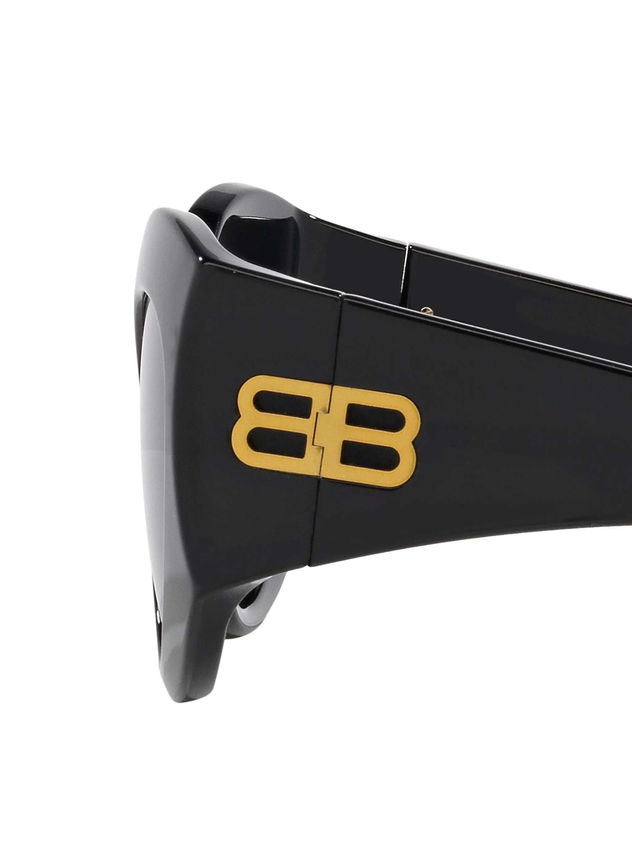logo-plaque round-frame sunglasses