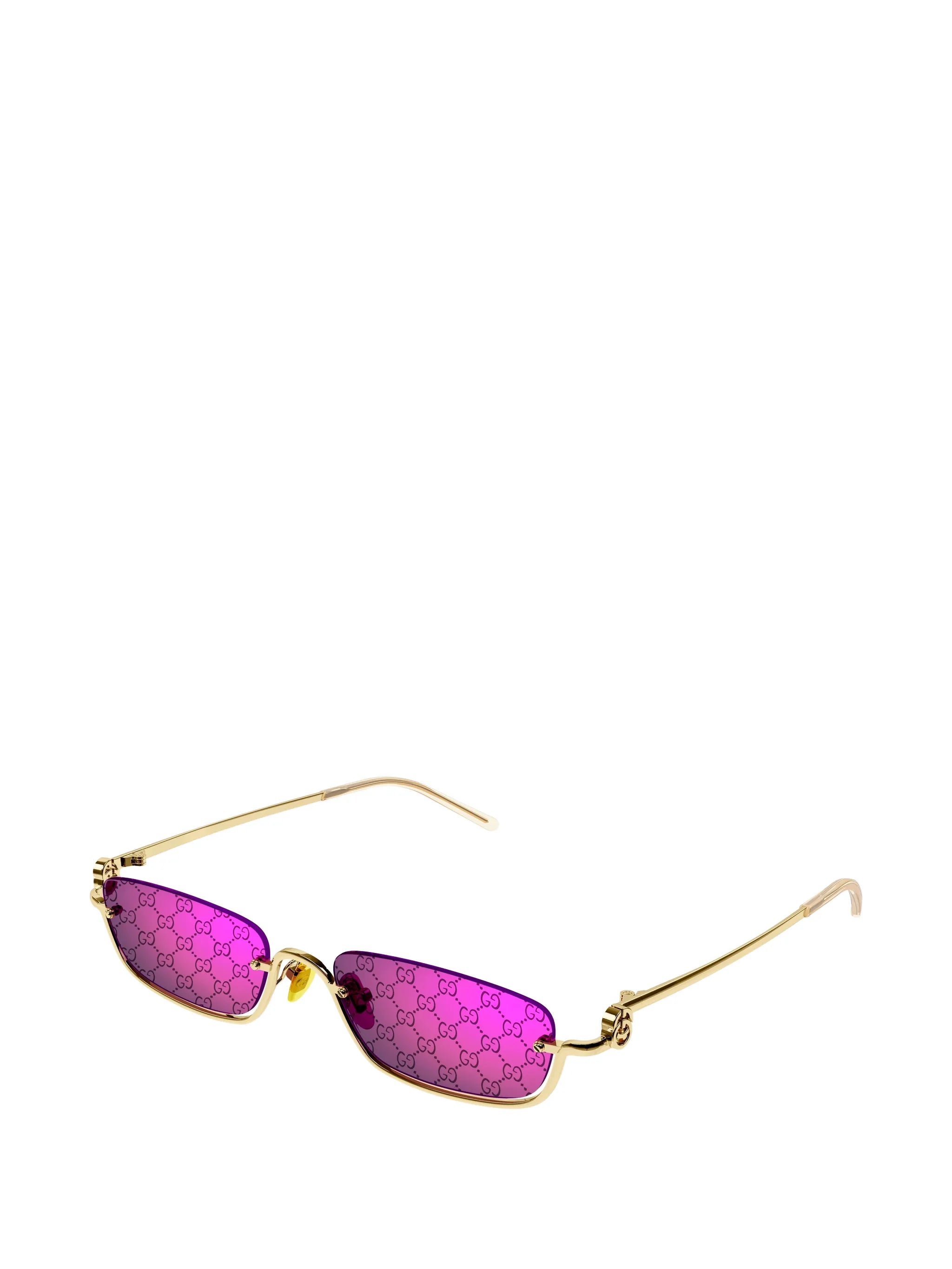 rectangular-frame sunglasses