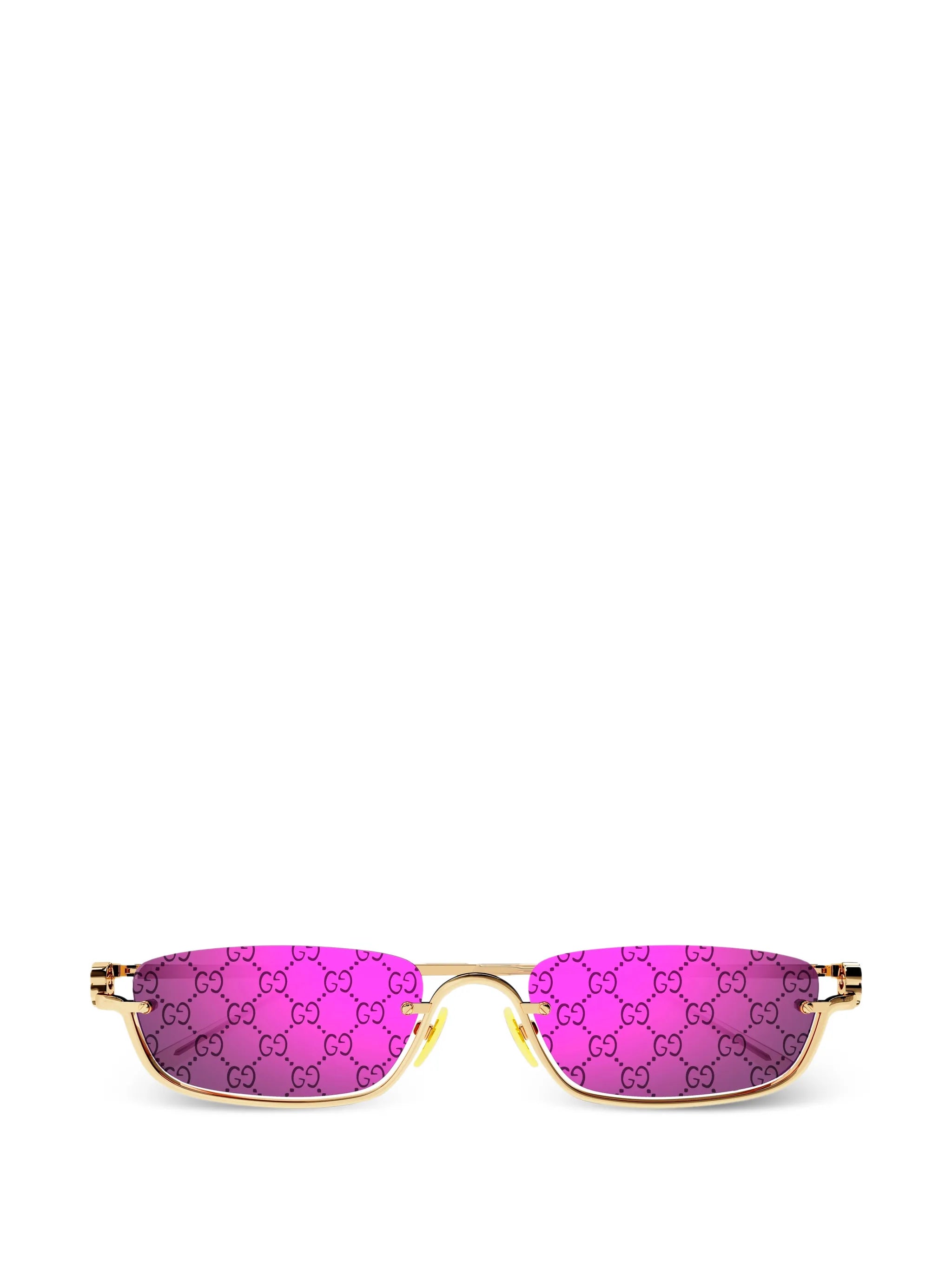 rectangular-frame sunglasses