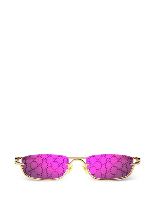 rectangular-frame sunglasses