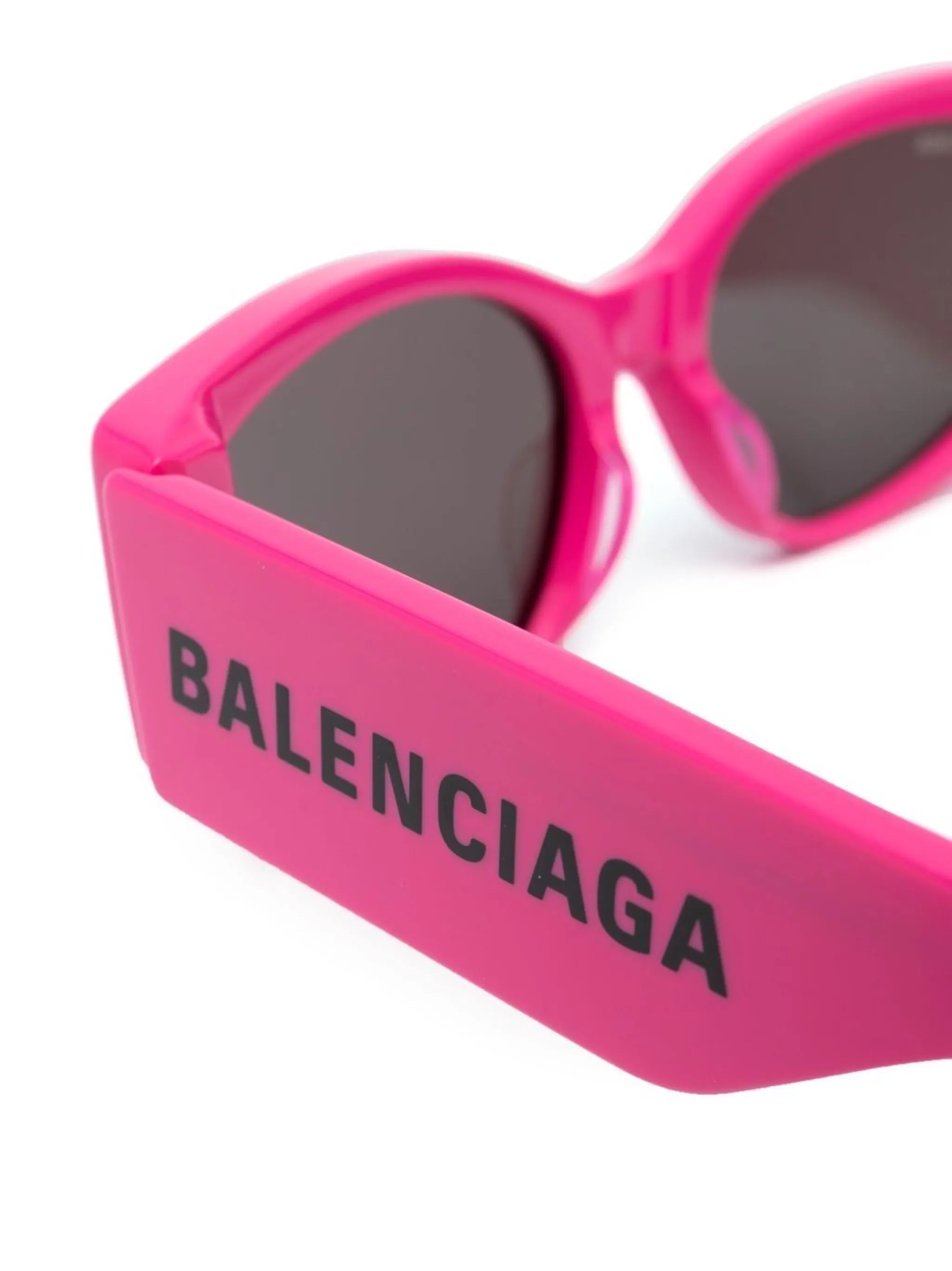 logo-print rectangle-frame sunglasses