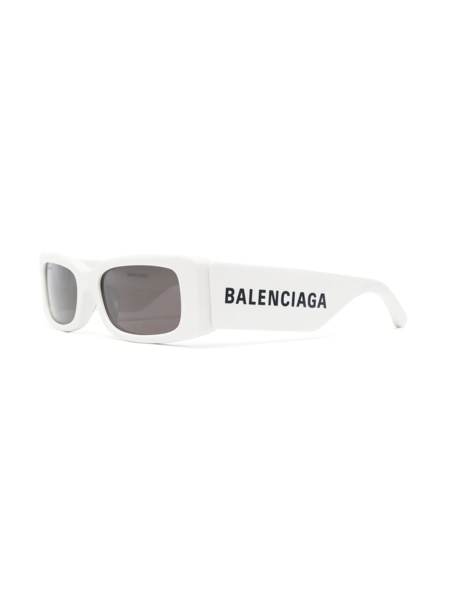 rectangle-frame tinted sunglasses