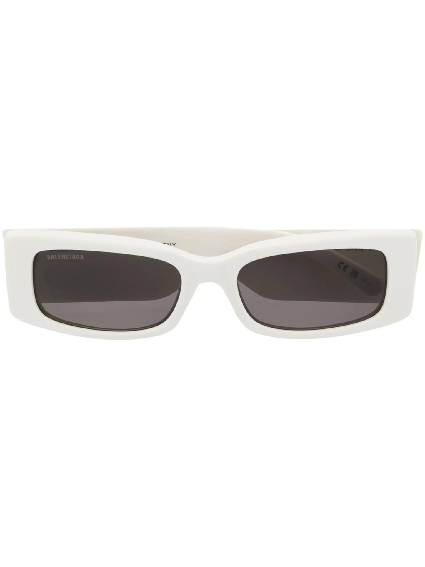 rectangle-frame tinted sunglasses
