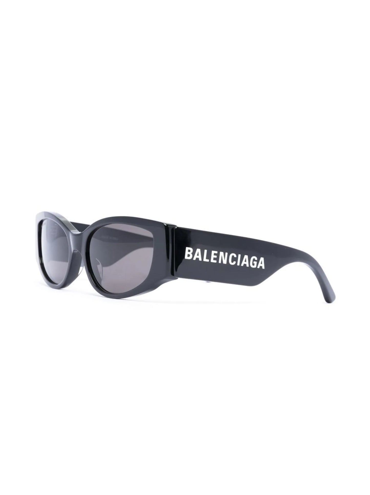 logo-print cat-eye sunglasses