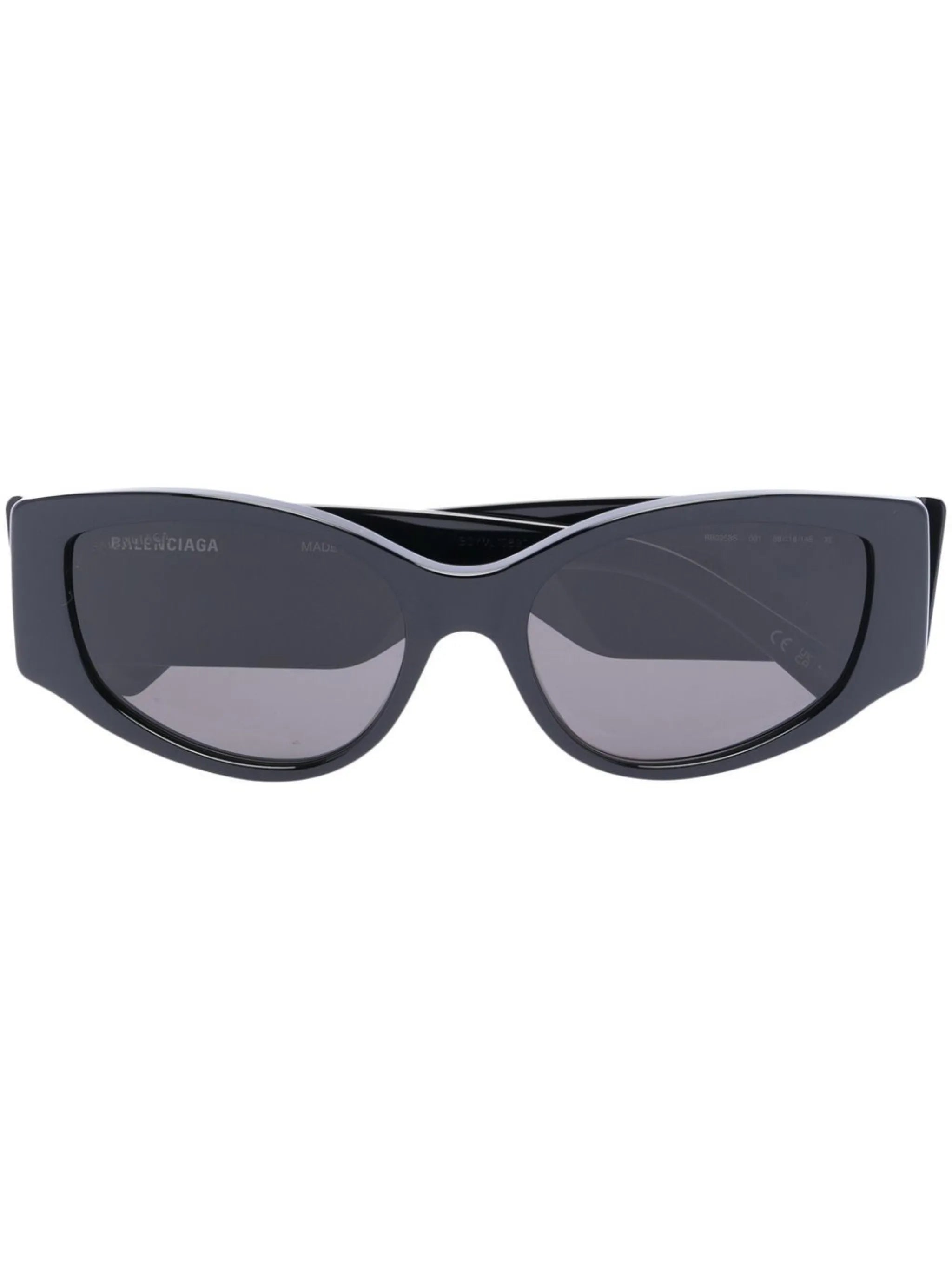 logo-print cat-eye sunglasses