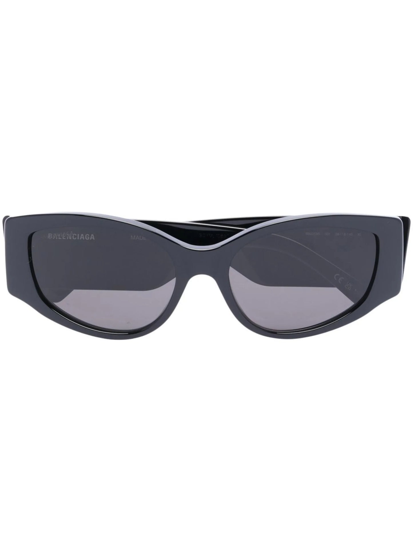 logo-print cat-eye sunglasses