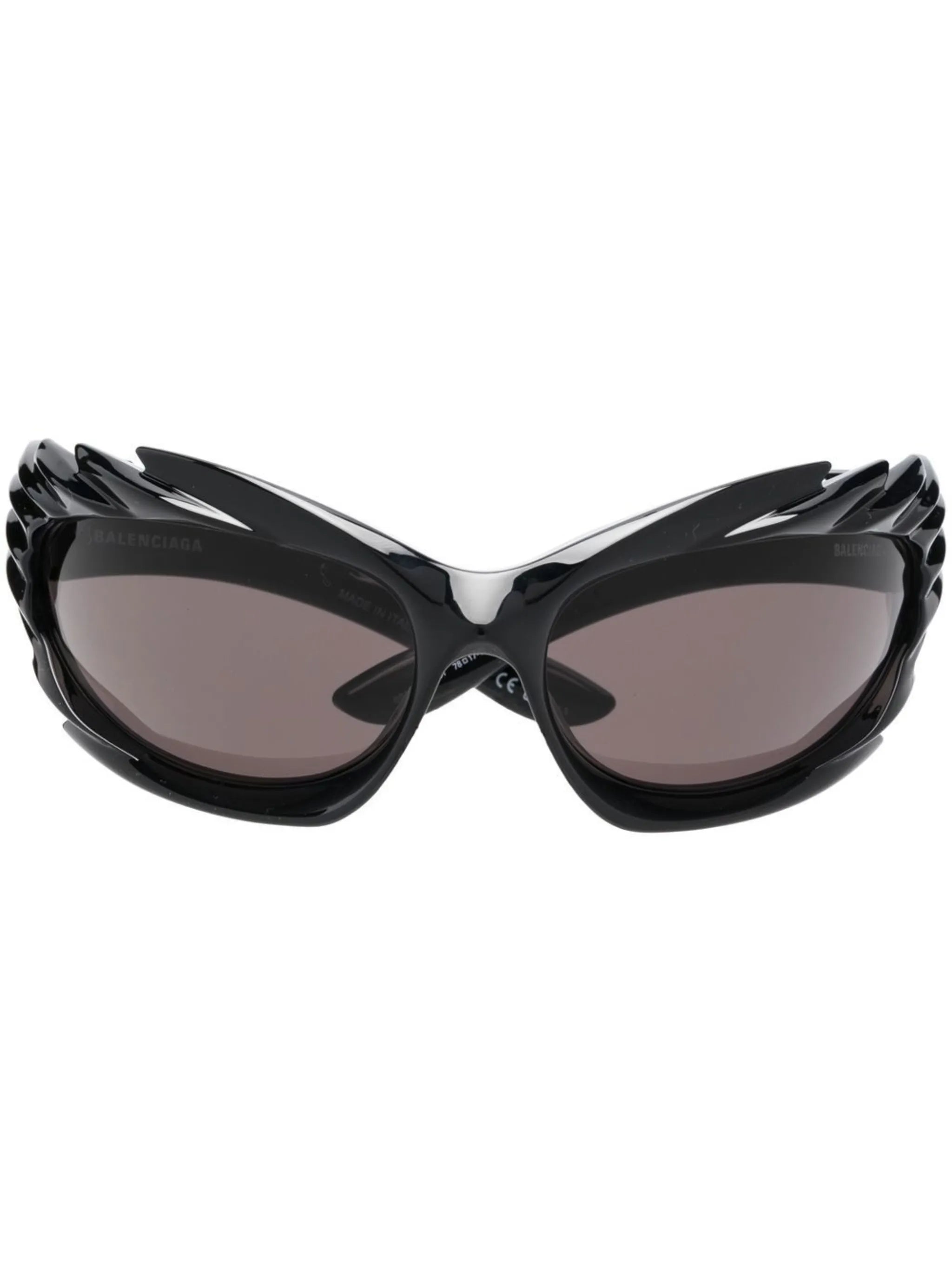 Spike biker-style sunglasses