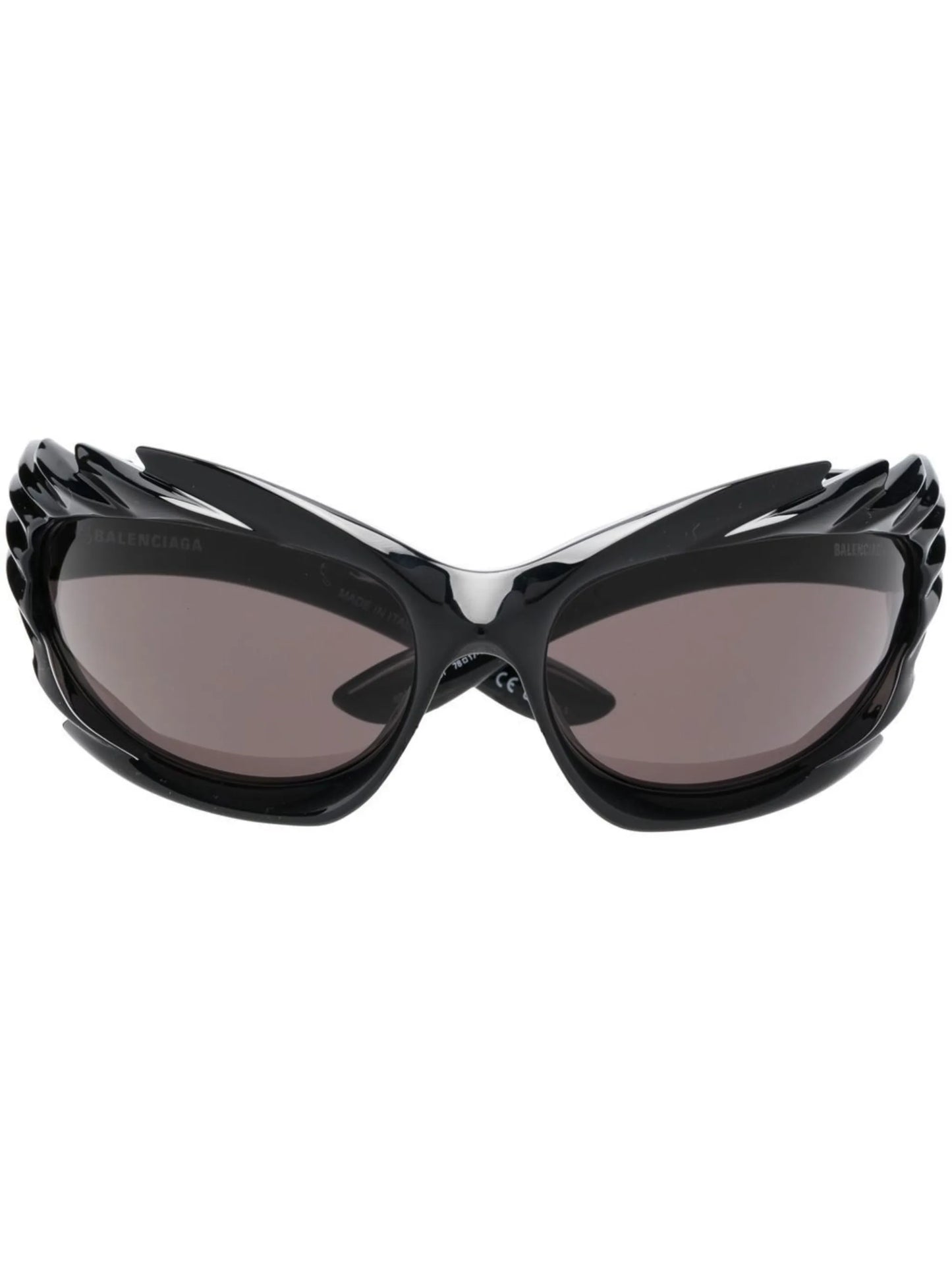 Spike biker-style sunglasses