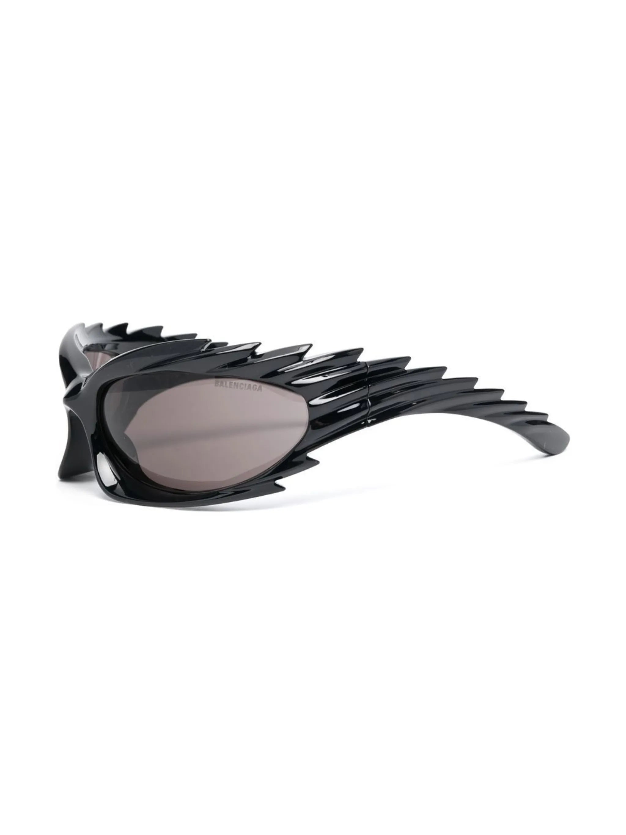 Spike biker-style sunglasses