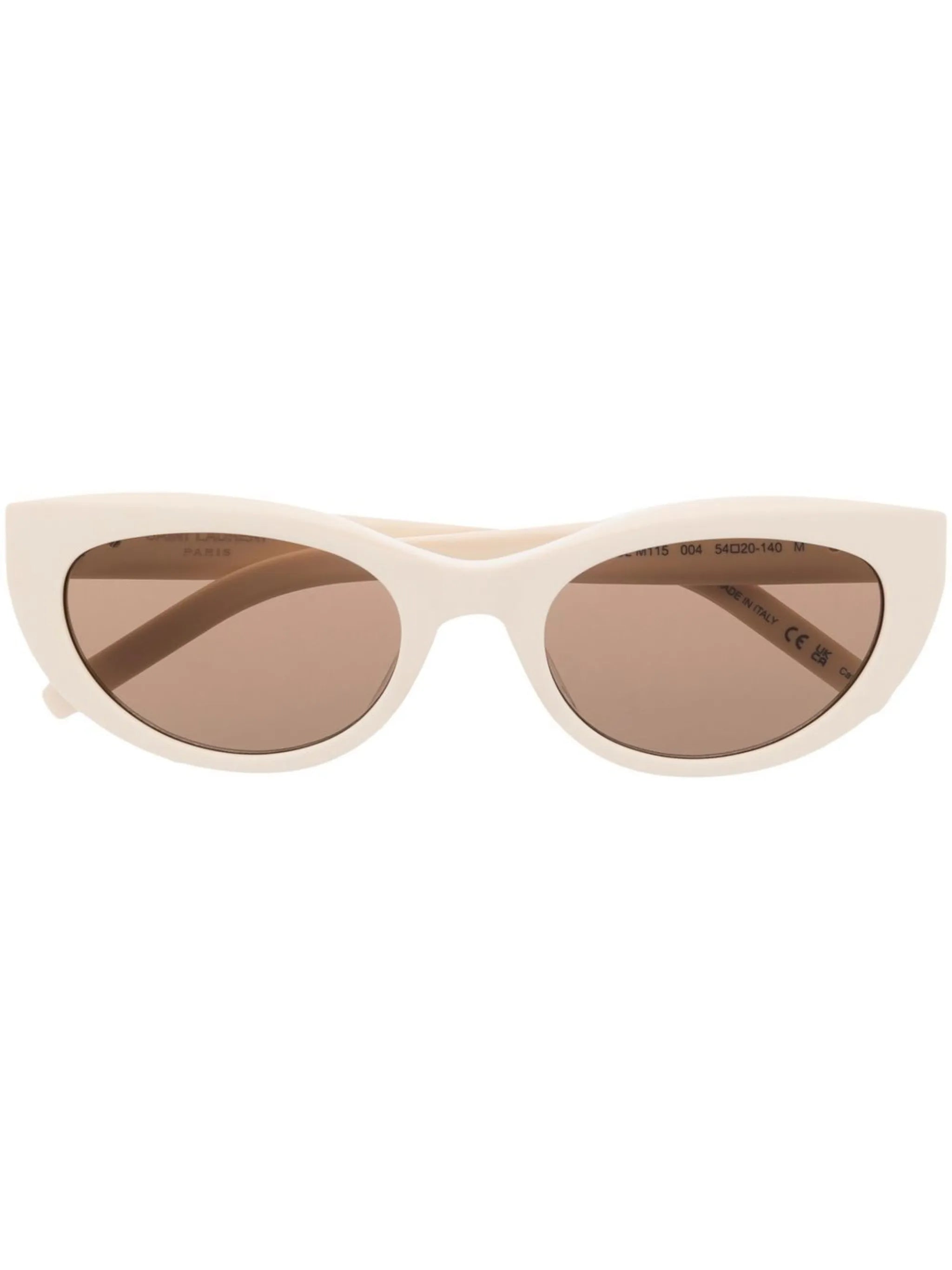 logo cat-eye frame sunglasses