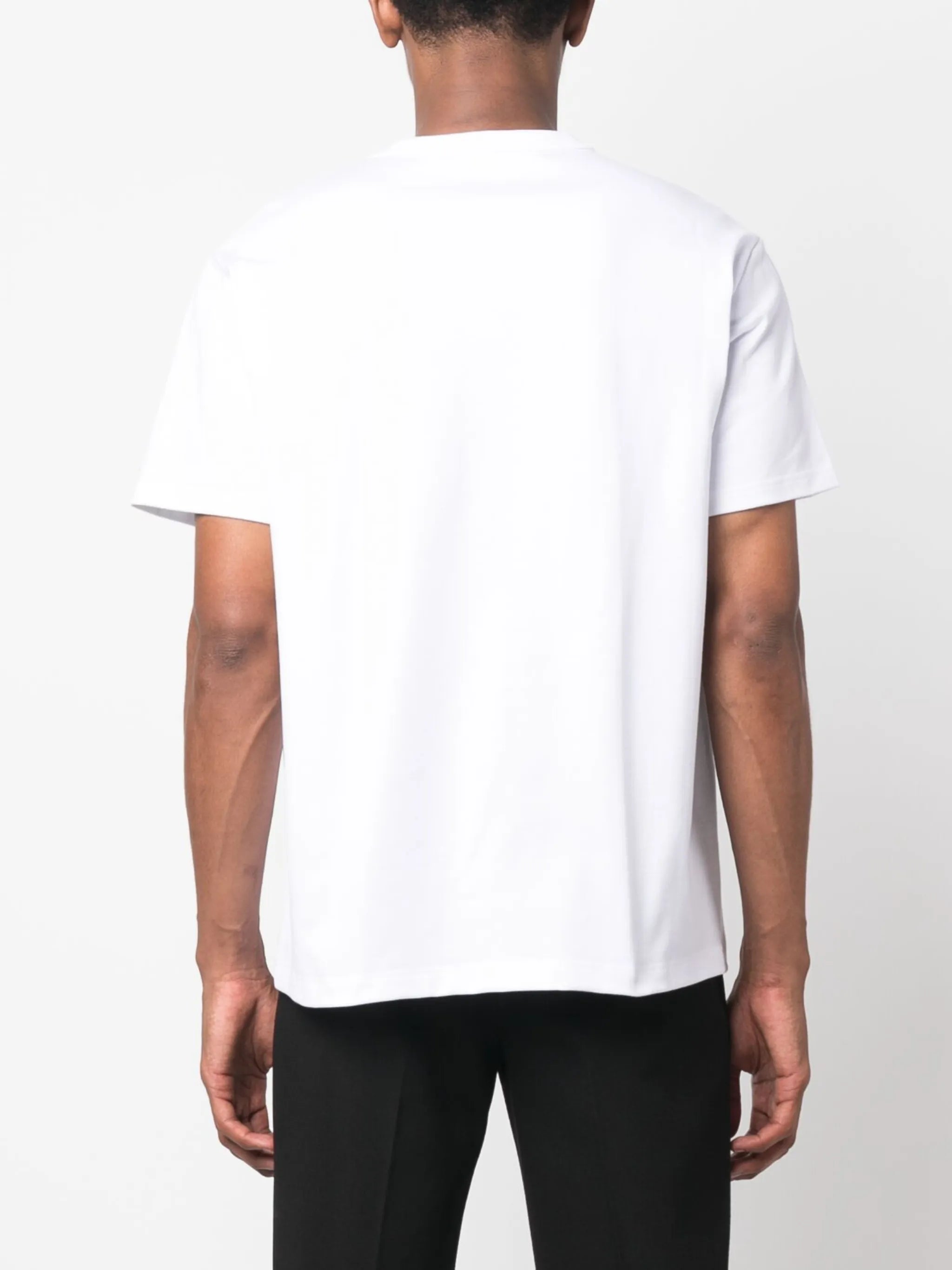 skull logo-print T-shirt