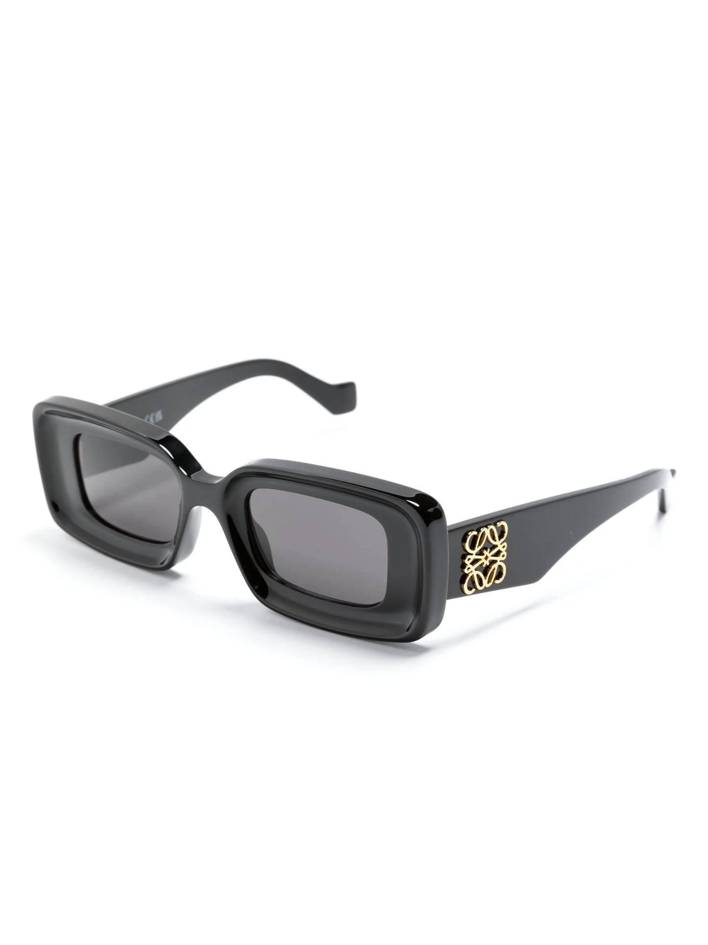 Anagram-plaque rectangle-frame sunglasses