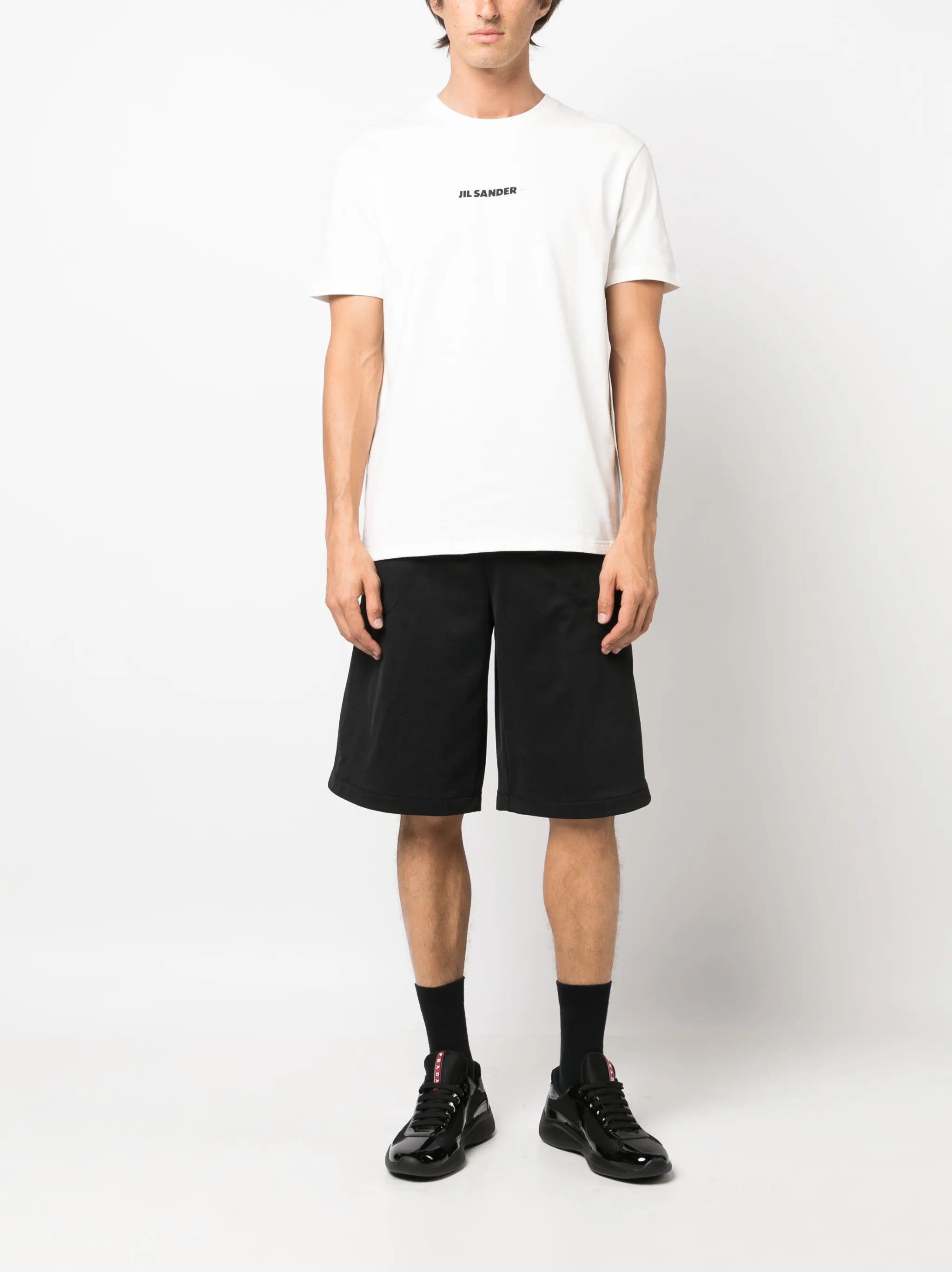 logo-print cotton T-shirt