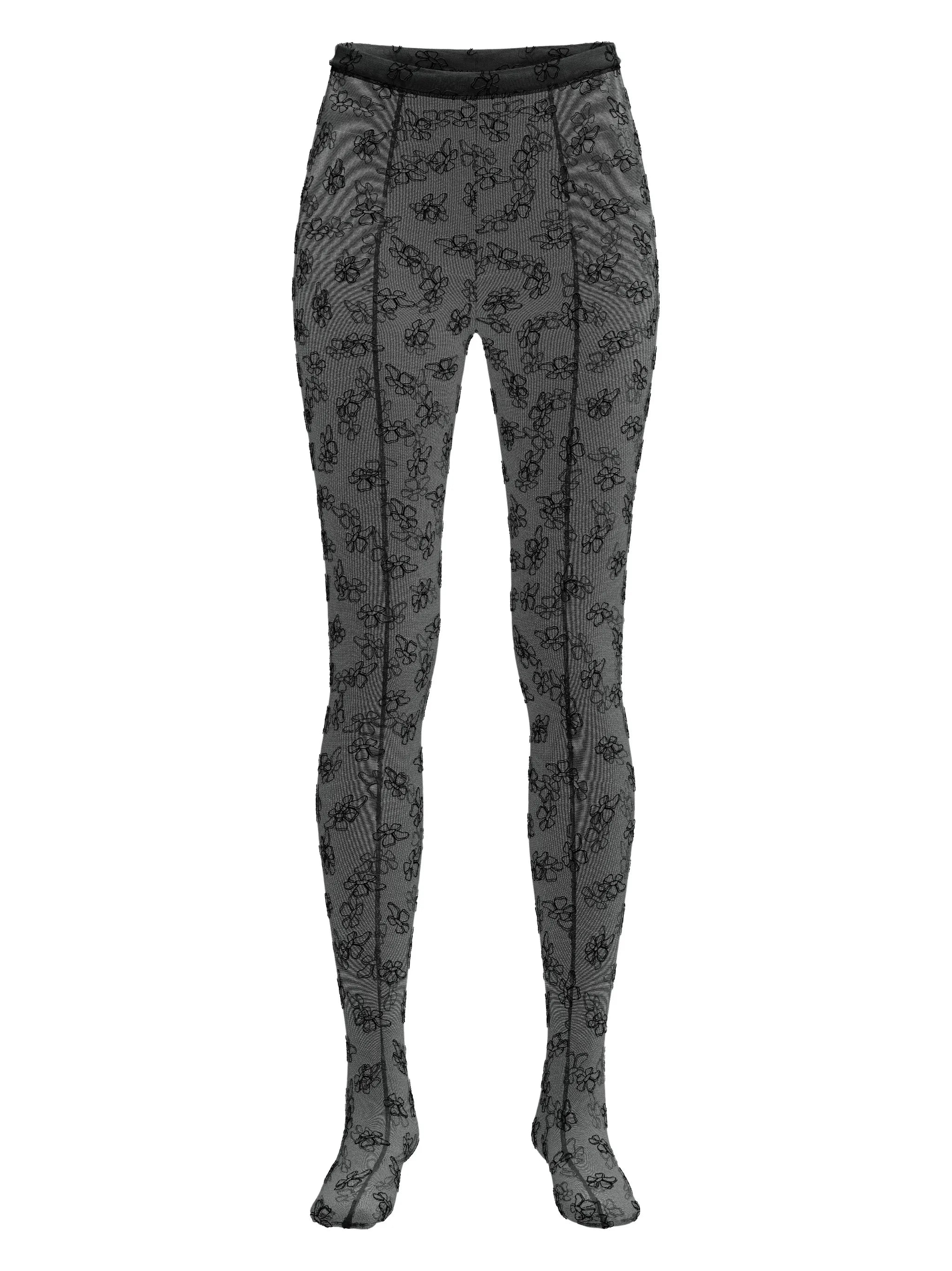 The Footed monogram leggings