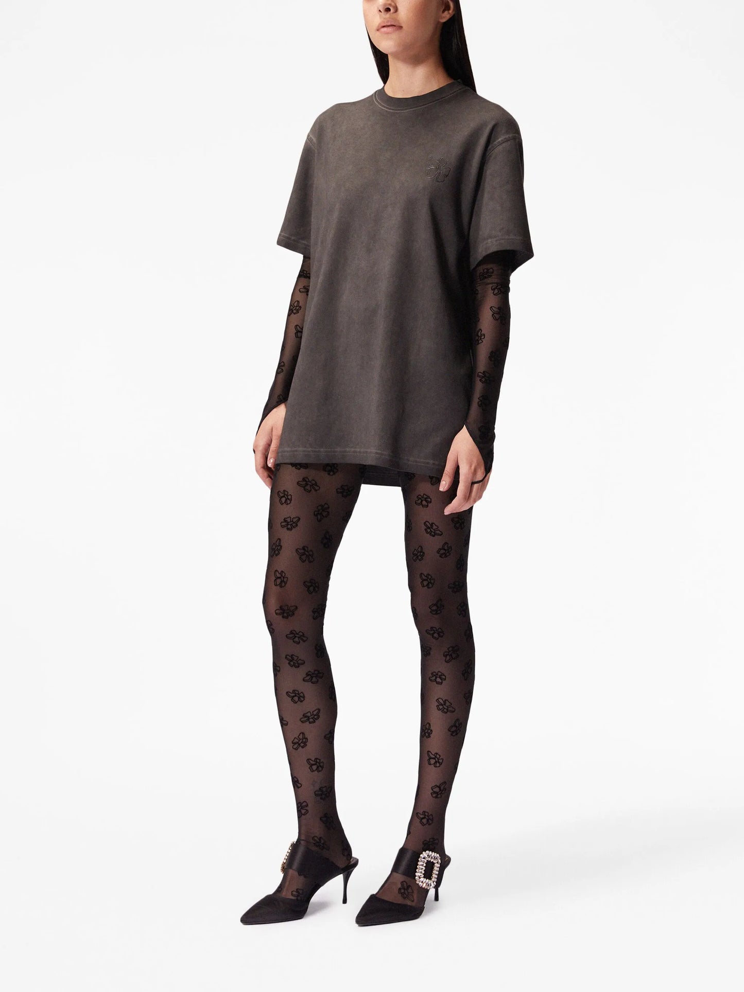 The Footed monogram leggings