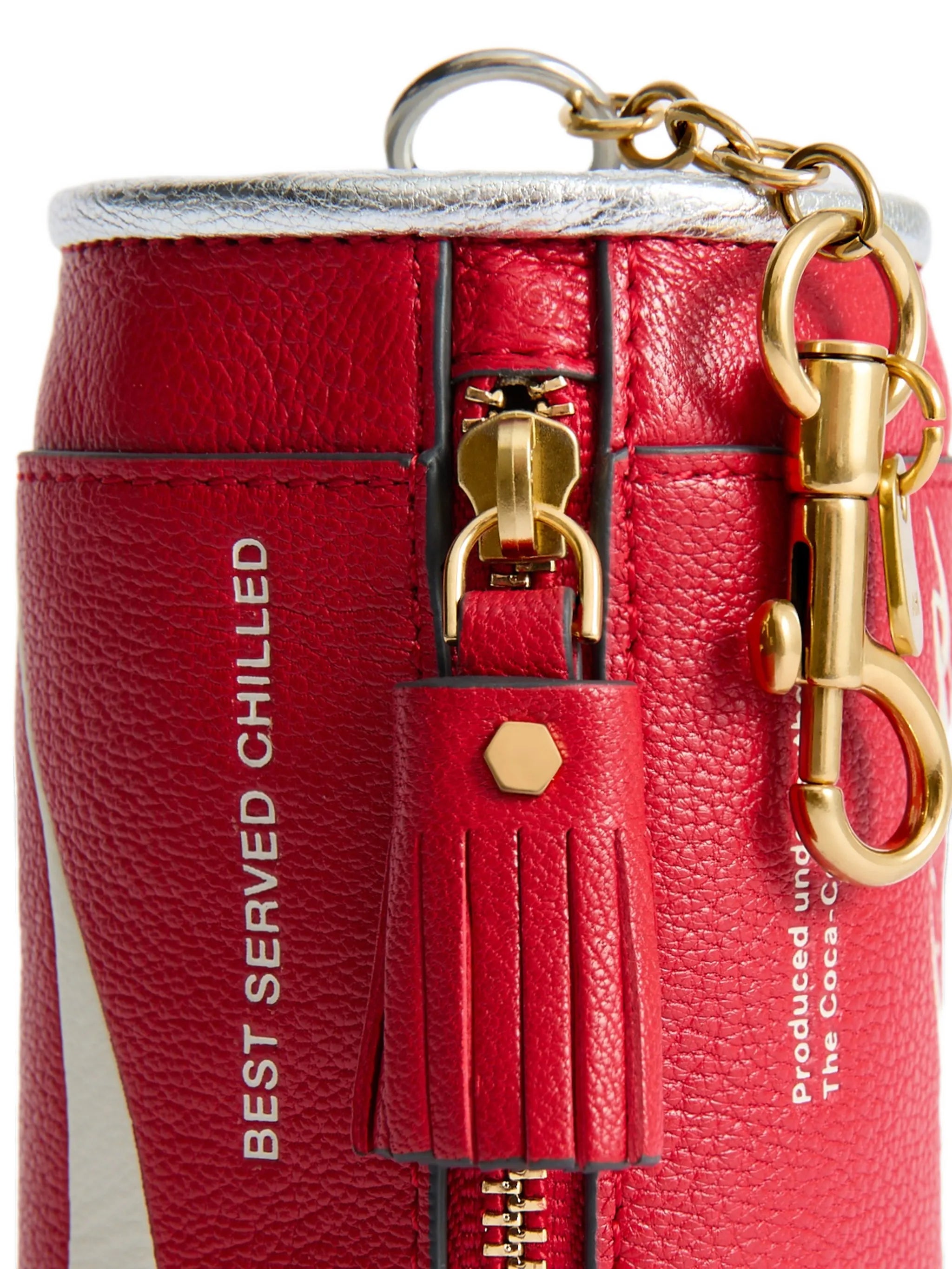 x Coca Cola leather coin-purse keychain