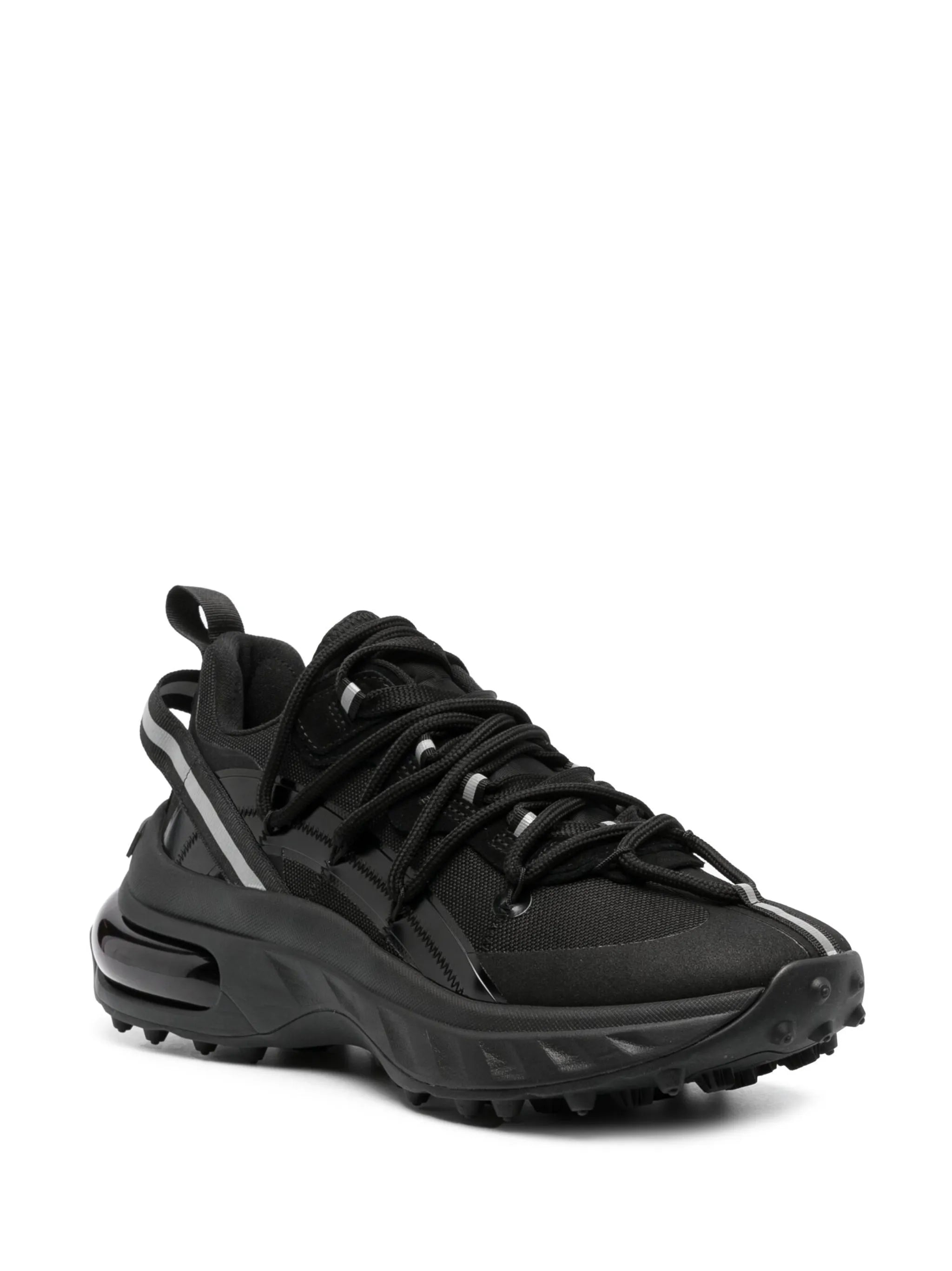 Bubble leather sneakers