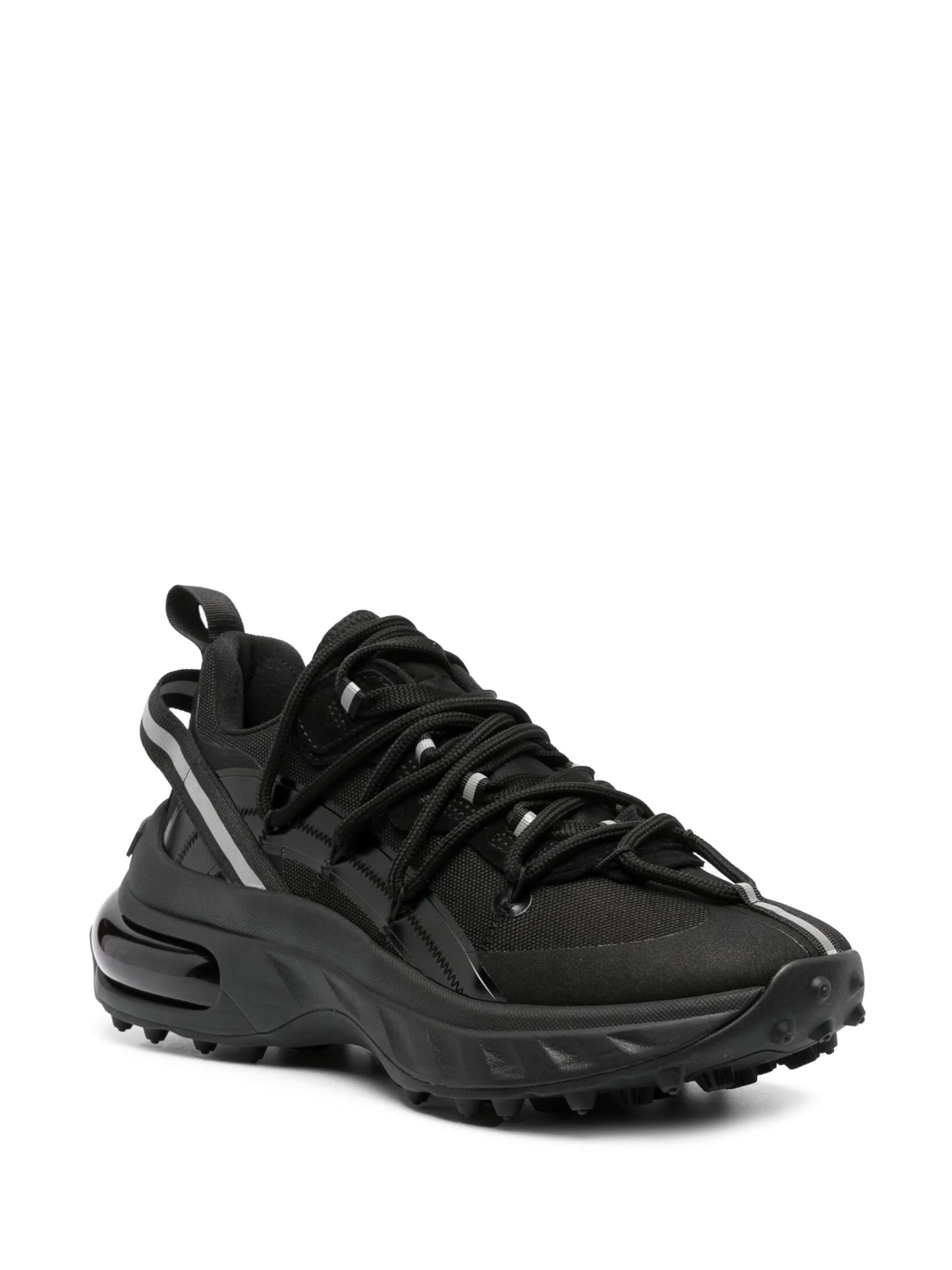 Bubble leather sneakers