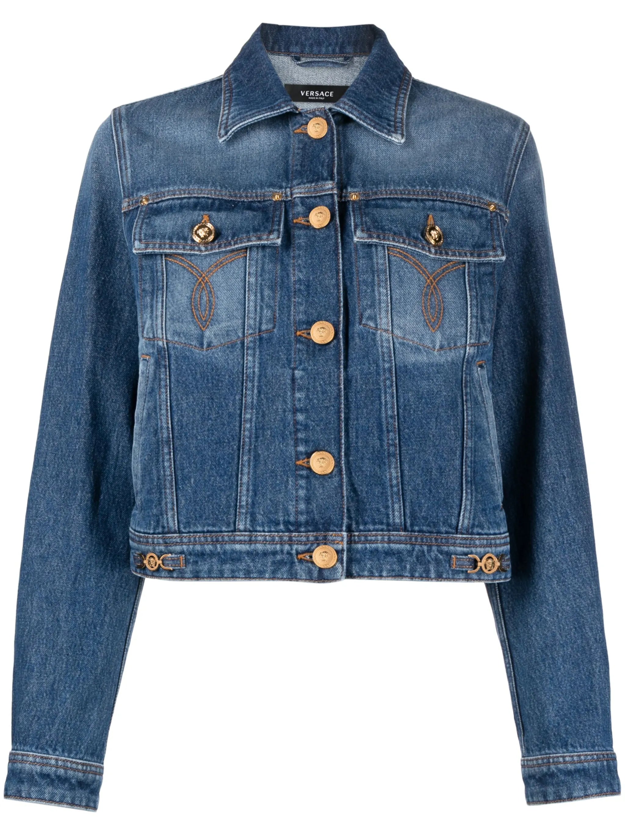 x Dua Lipa Medusa '95 denim jacket