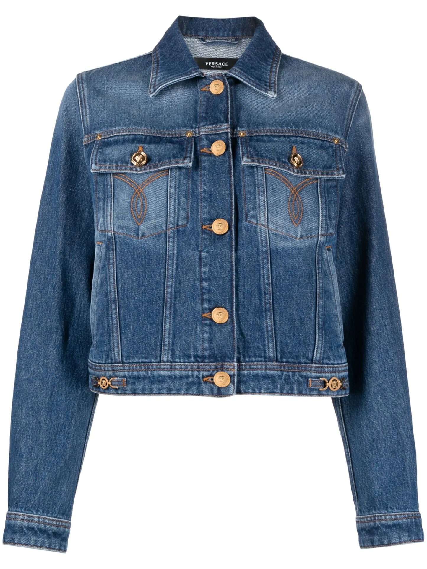x Dua Lipa Medusa '95 denim jacket