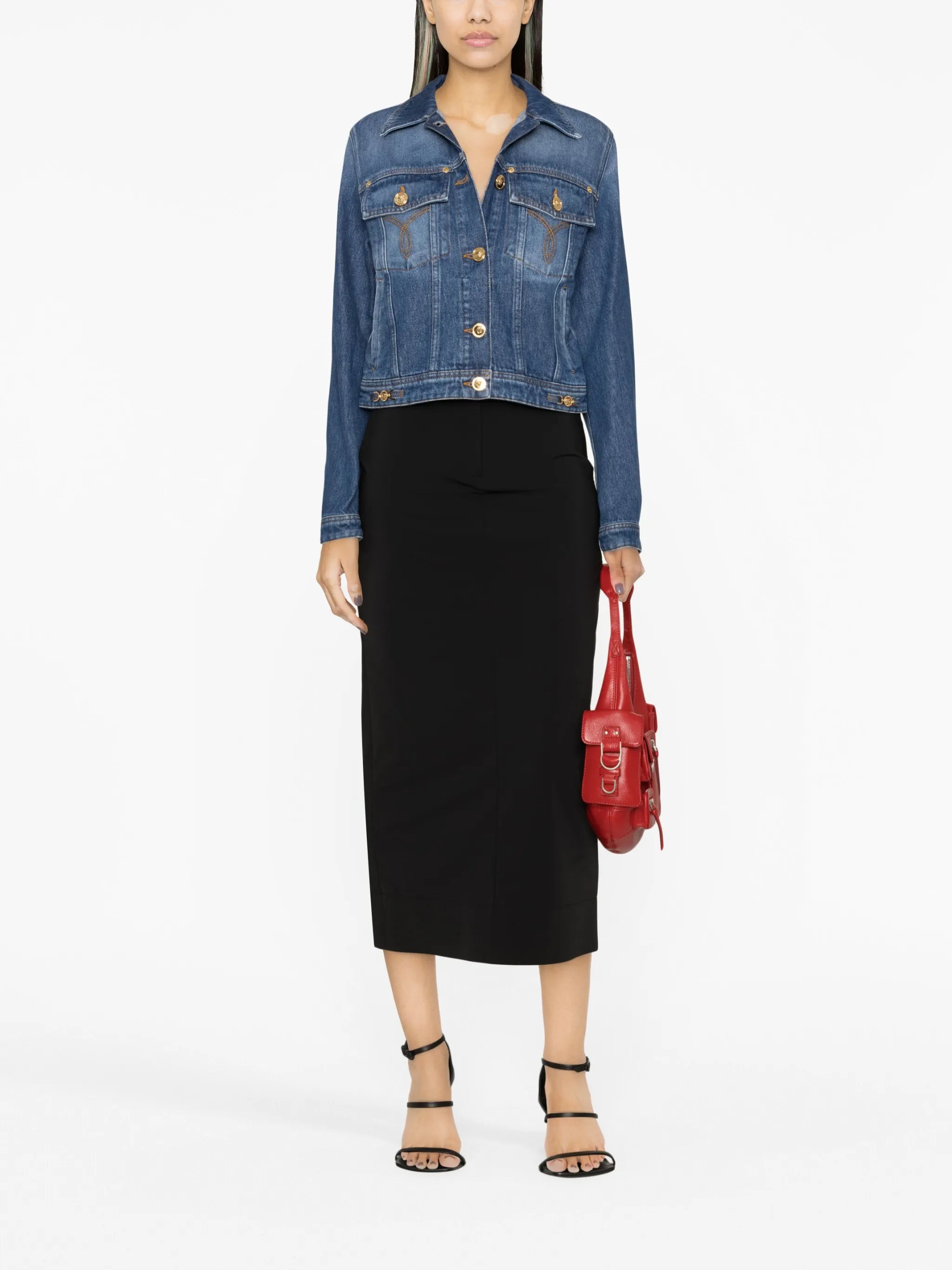 x Dua Lipa Medusa '95 denim jacket